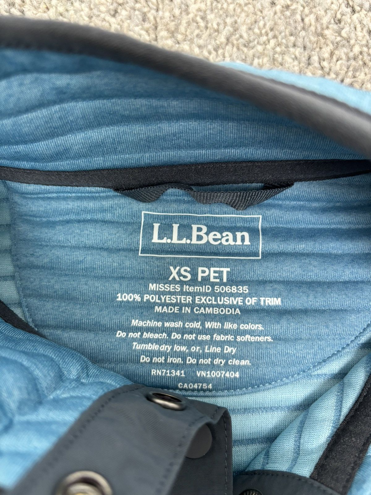 L.L. Bean L.L bean blue airlight knit 1/4 snap lightweight pullover Size US S / EU 44-46 / 1 - 4 Thumbnail