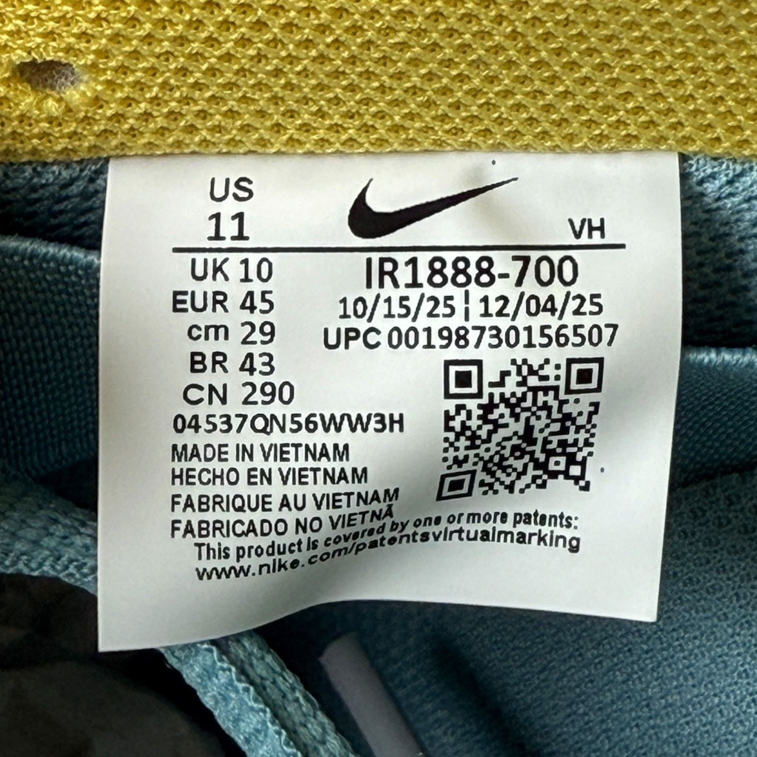 Nike Nike SB Dunk Low Muni Lightning Denim Turquoise Mens 11 Size US 11 / EU 44 - 3 Thumbnail