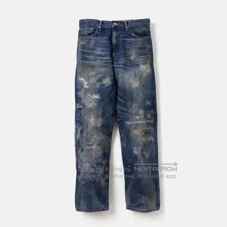 Neighborhood Neighborhood size L Nissan Distressed Denim Pants Size US 27 - 8 Thumbnail
