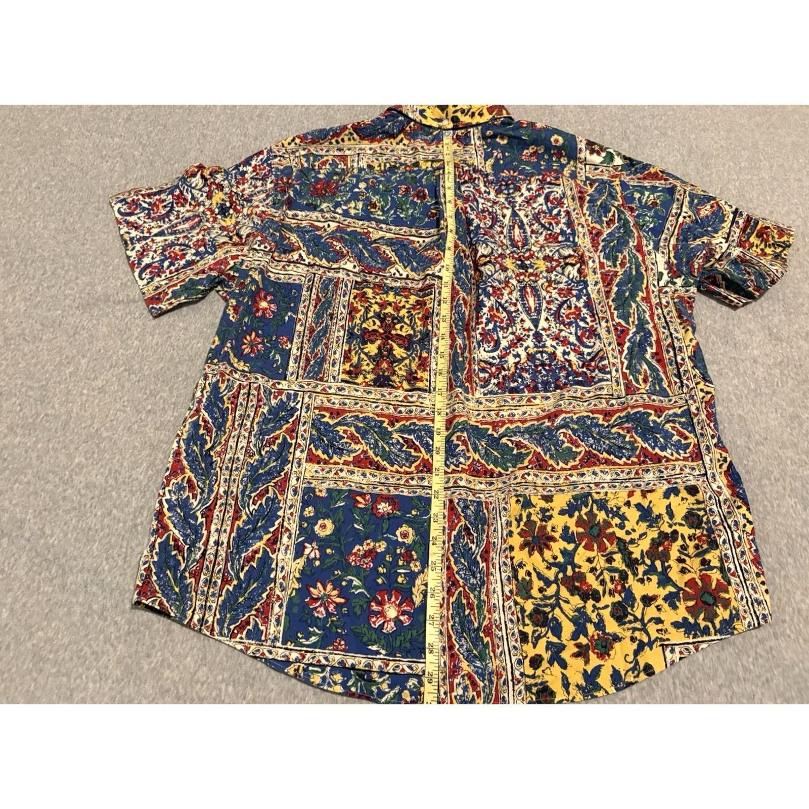 Polo Ralph Lauren VINTAGE Polo Ralph Lauren Short Sleeve Shirt Floral Mens Large Size US L / EU 52-54 / 3 - 5 Thumbnail