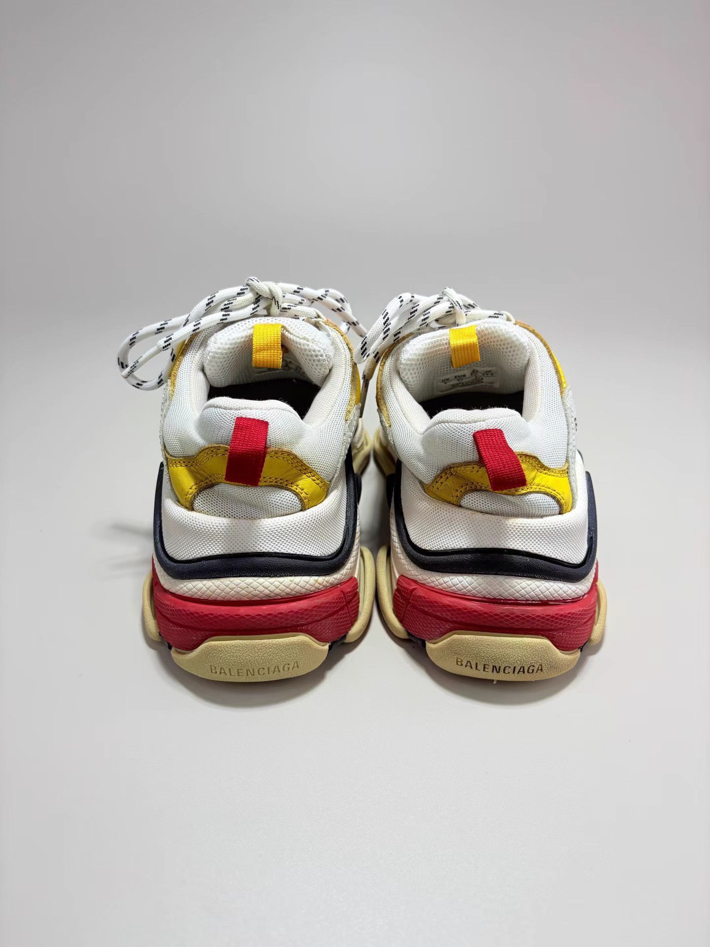 Balenciaga BALENCIAGA TRIPLE S White & Yellow Dad Sneakers K1 Size US 7 / IT 37 - 3 Thumbnail