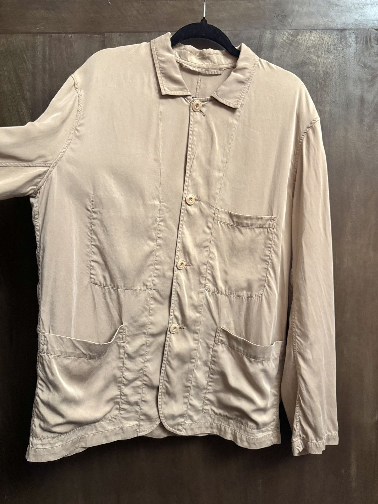 Lemaire Lemaire man viscose light brown blazer Size US M / EU 48-50 / 2 - 4 Thumbnail