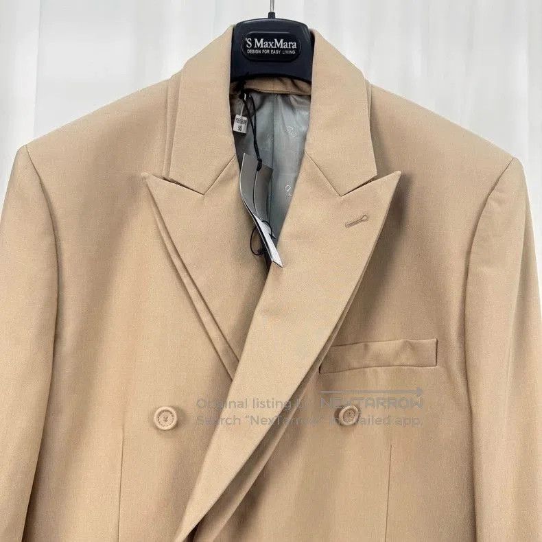 Dior Dior Beige Wool Peak Lapel Blazer. Size US M / EU 48-50 / 2 - 3 Thumbnail