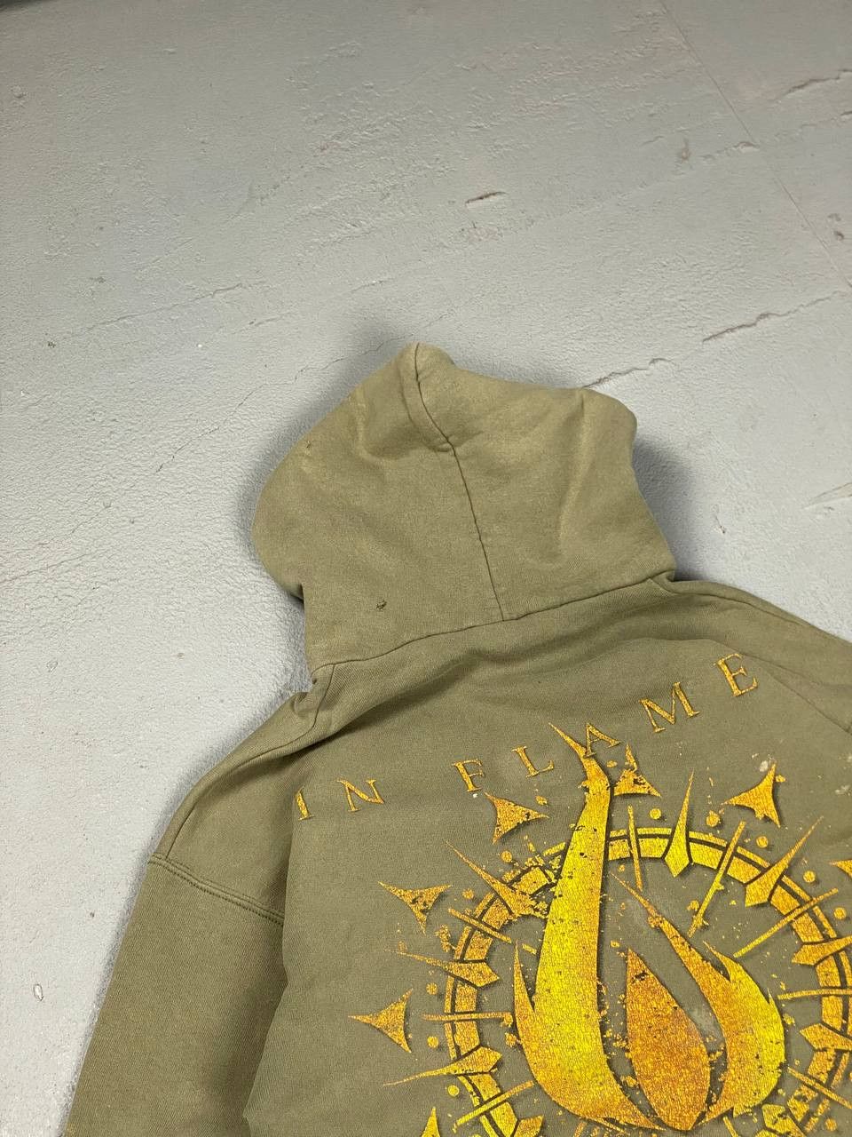 Band Tees Vintage hoodie In Flames band rock Distressed merch Size US L / EU 52-54 / 3 - 11 Thumbnail
