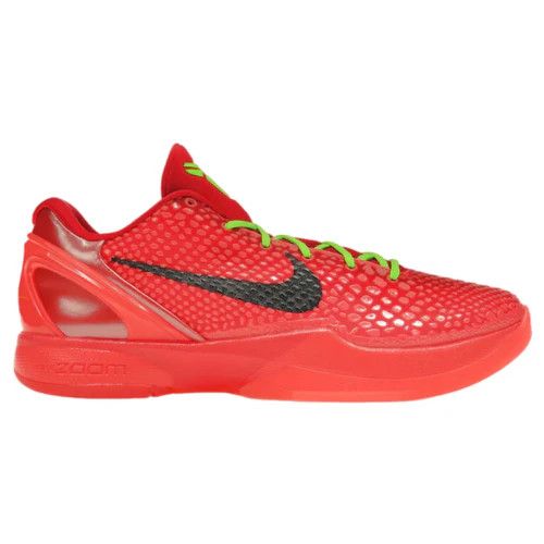 image of Nike Kobe 6 Proto Grinch Shoes in Red, Men's (Size 11)