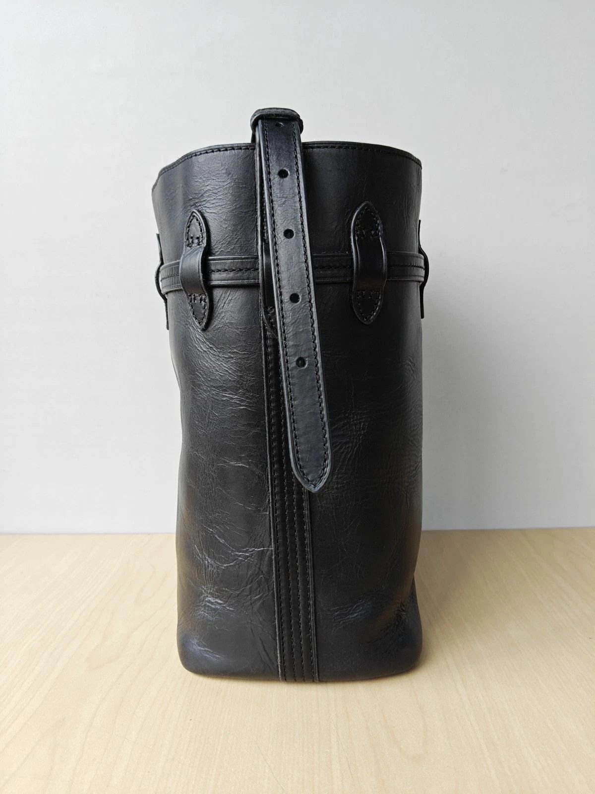 Polo Ralph Lauren Polo Ralph Lauren Bellport Leather Large Bucket Bag FTP 0003 Size ONE SIZE - 4 Thumbnail