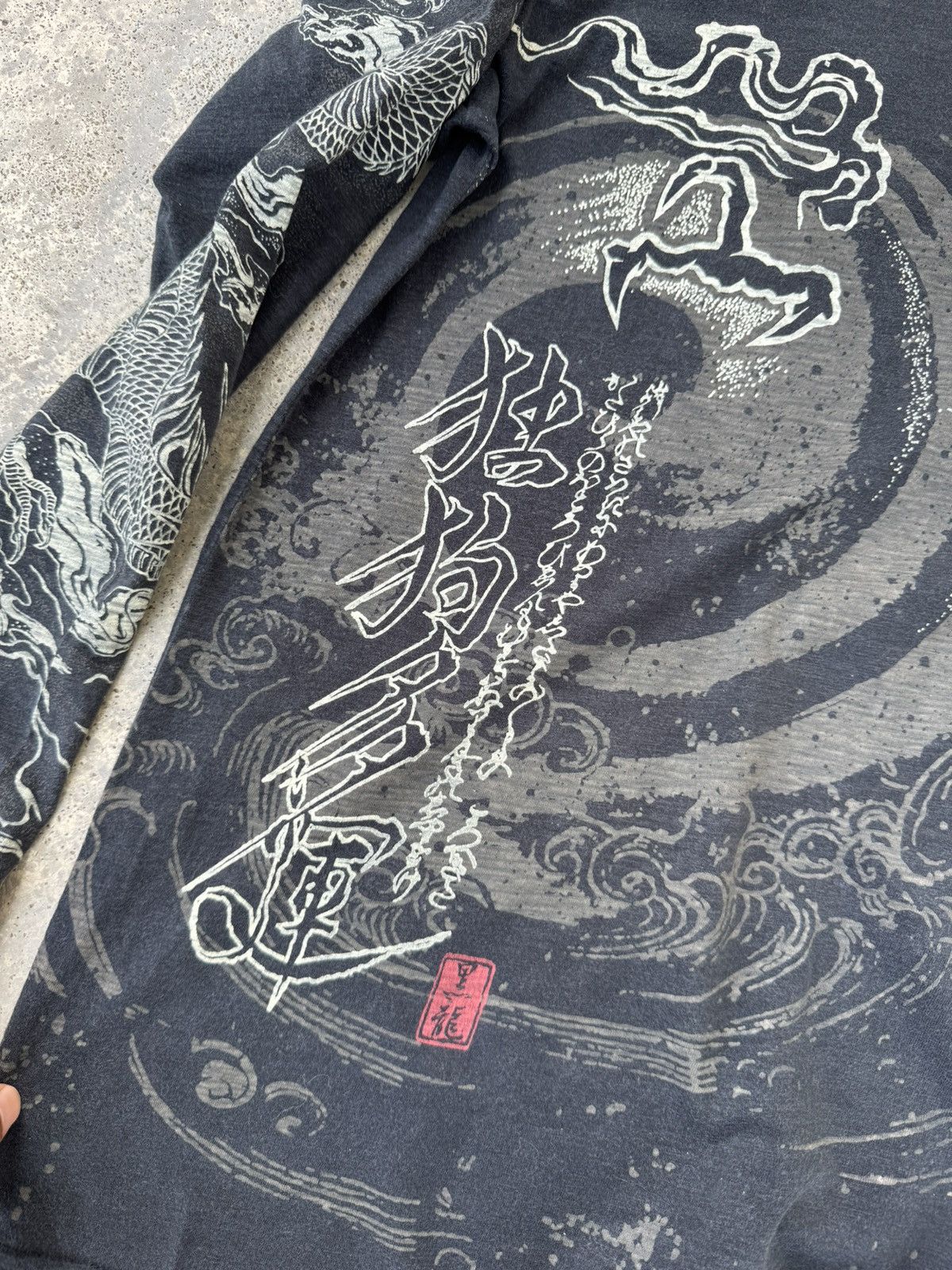 Dogtown Dogtown Japanese Black Dragon Sukajan Tattoos Tees Size US L / EU 52-54 / 3 - 3 Thumbnail