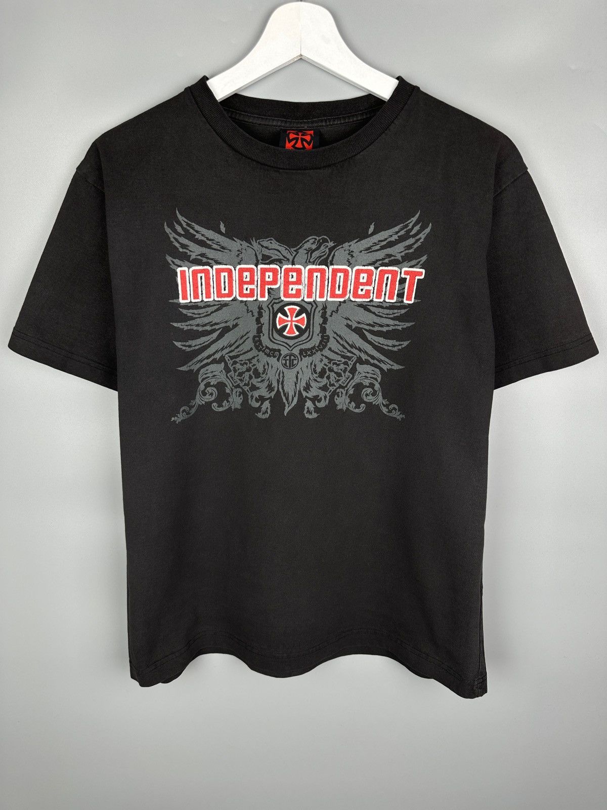 Independent Truck Co. Y2K Independent Truck Affliction Tribal Skull Opium T Shirt Size US M / EU 48-50 / 2 - 1 Thumbnail