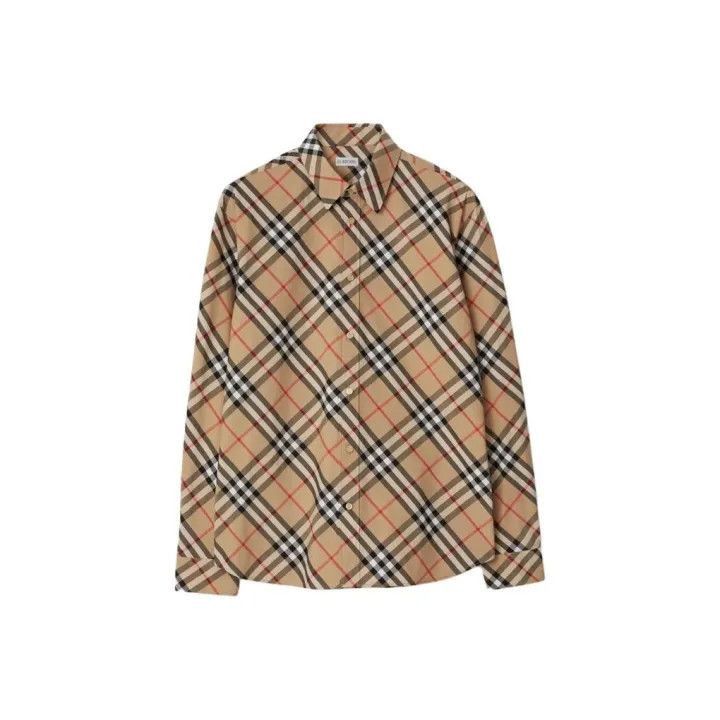 Burberry Burberry Burberry SS24 Plaid Long Sleeve Shirt-2507 Size US L / EU 52-54 / 3 - 1 Thumbnail