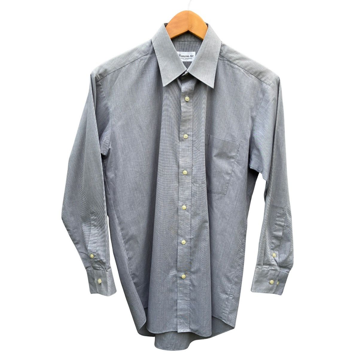 Pierre Balmain Pierre Balmain François 1er Gray Dress Shirt Button Up Size US L / EU 52-54 / 3 - 1 Thumbnail