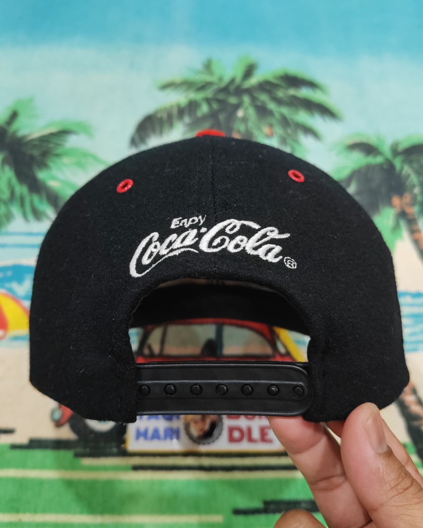 Coca Cola VINTAGE HAT CAP COCA COLA ( WOOL ) Size ONE SIZE - 2 Thumbnail