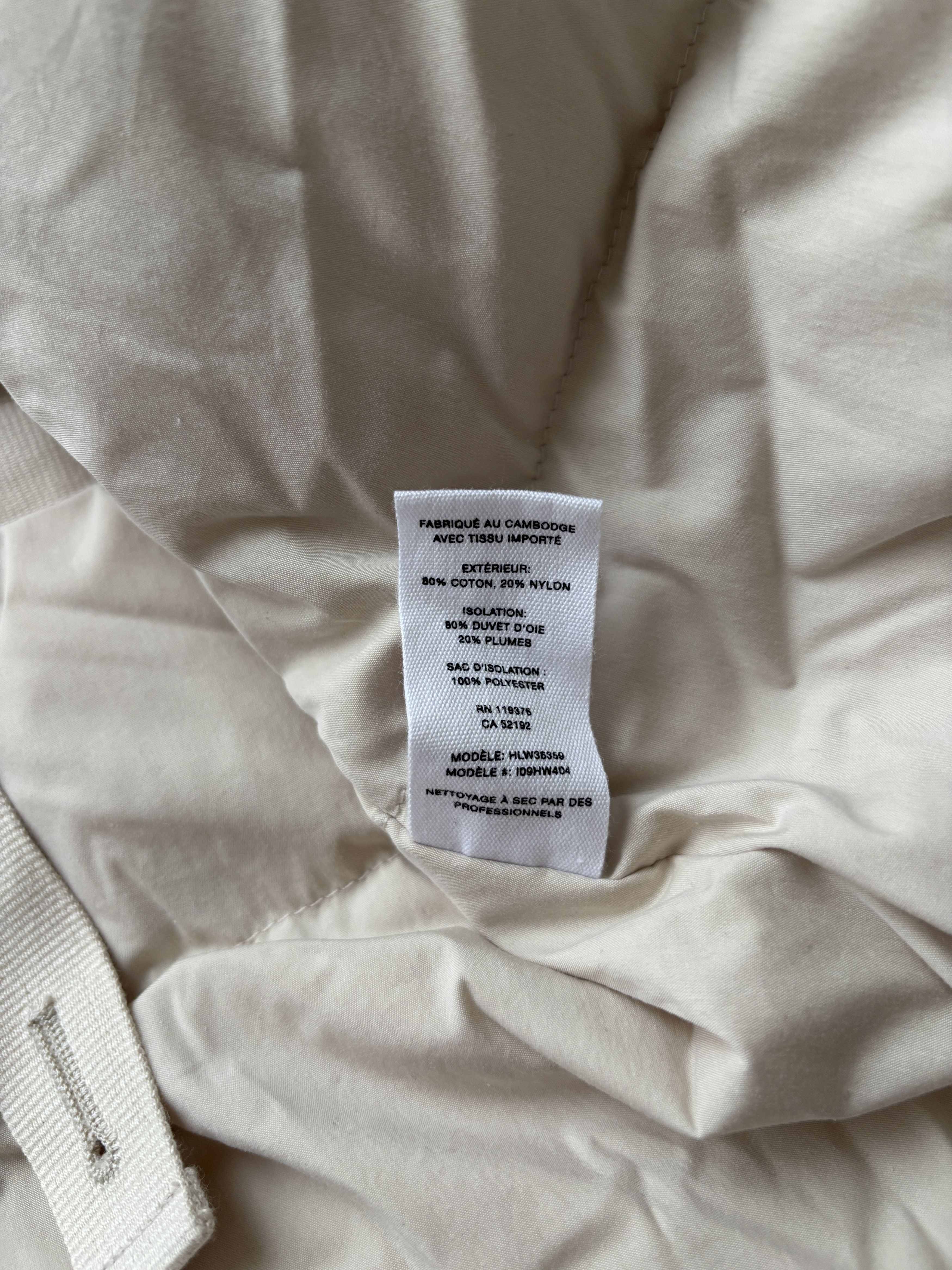 Helmut Lang ⚡️QUICK SALE⚡️Helmut Lang Cream Down Puffer Jacket Size US S / EU 44-46 / 1 - 11 Thumbnail
