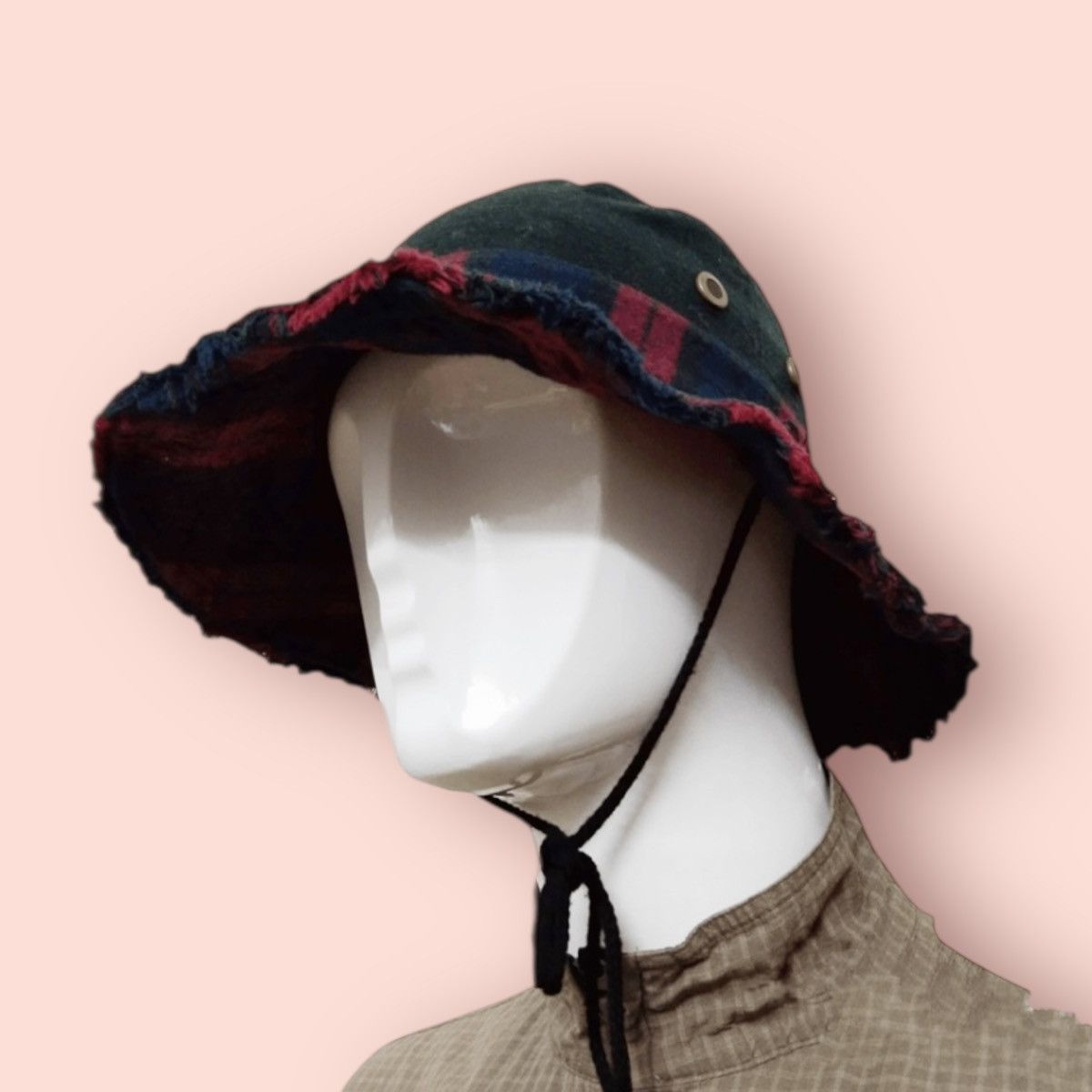 Vintage VINTAGE WOOL BLEND OUTDOOR BUCKET HAT Size ONE SIZE - 5 Thumbnail