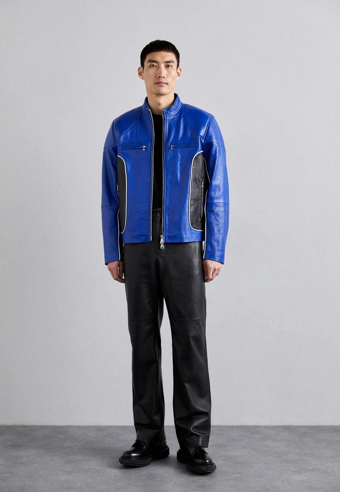 J.Lindeberg !DS! SS24 J.Lindeberg Morris Leather Biker Jacket Size US M / EU 48-50 / 2 - 2 Thumbnail