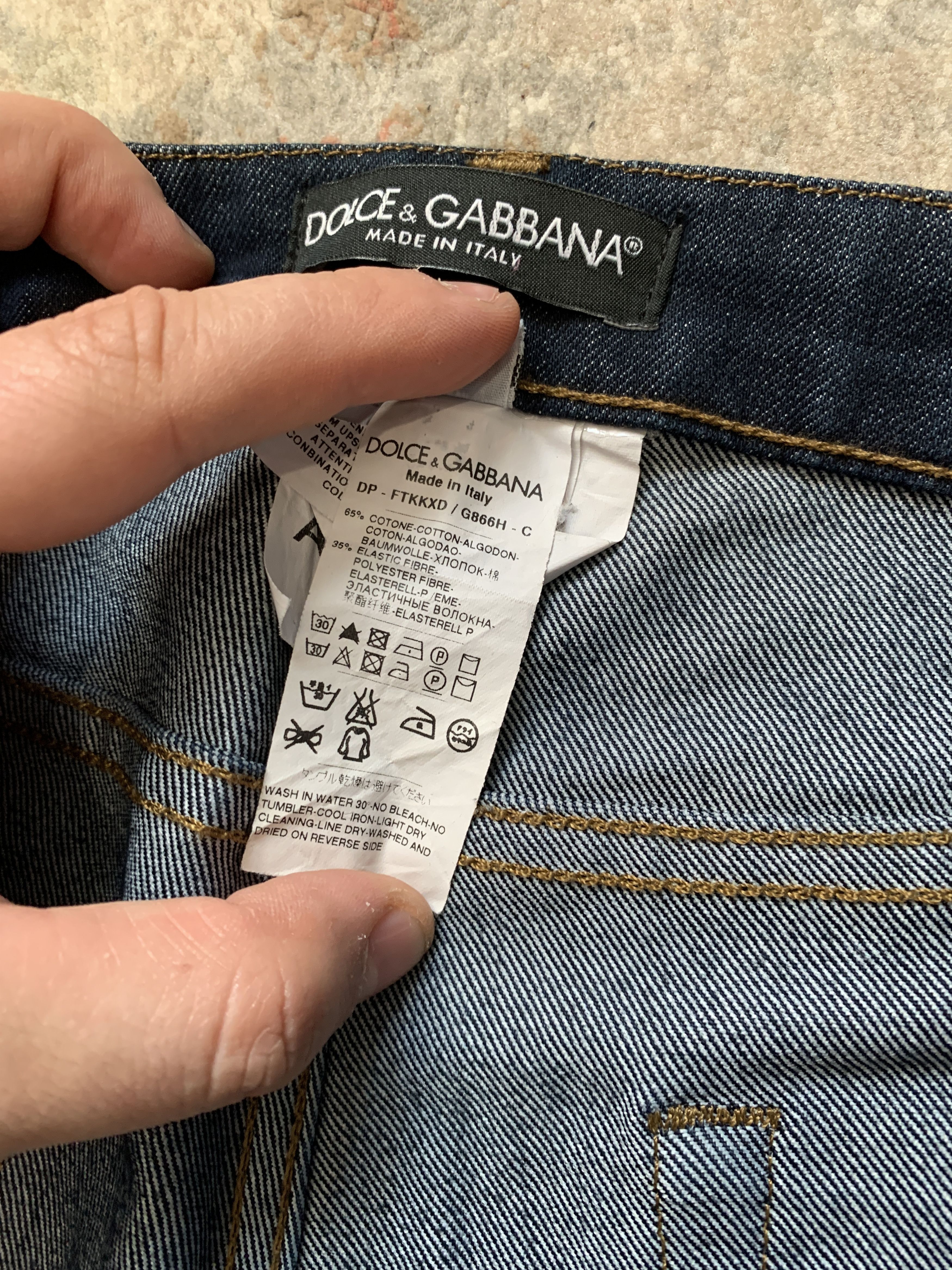 Dolce & Gabbana Dolce & Gabbana Jeans Size 44 Size 30" / US 8 / IT 44 - 13 Thumbnail