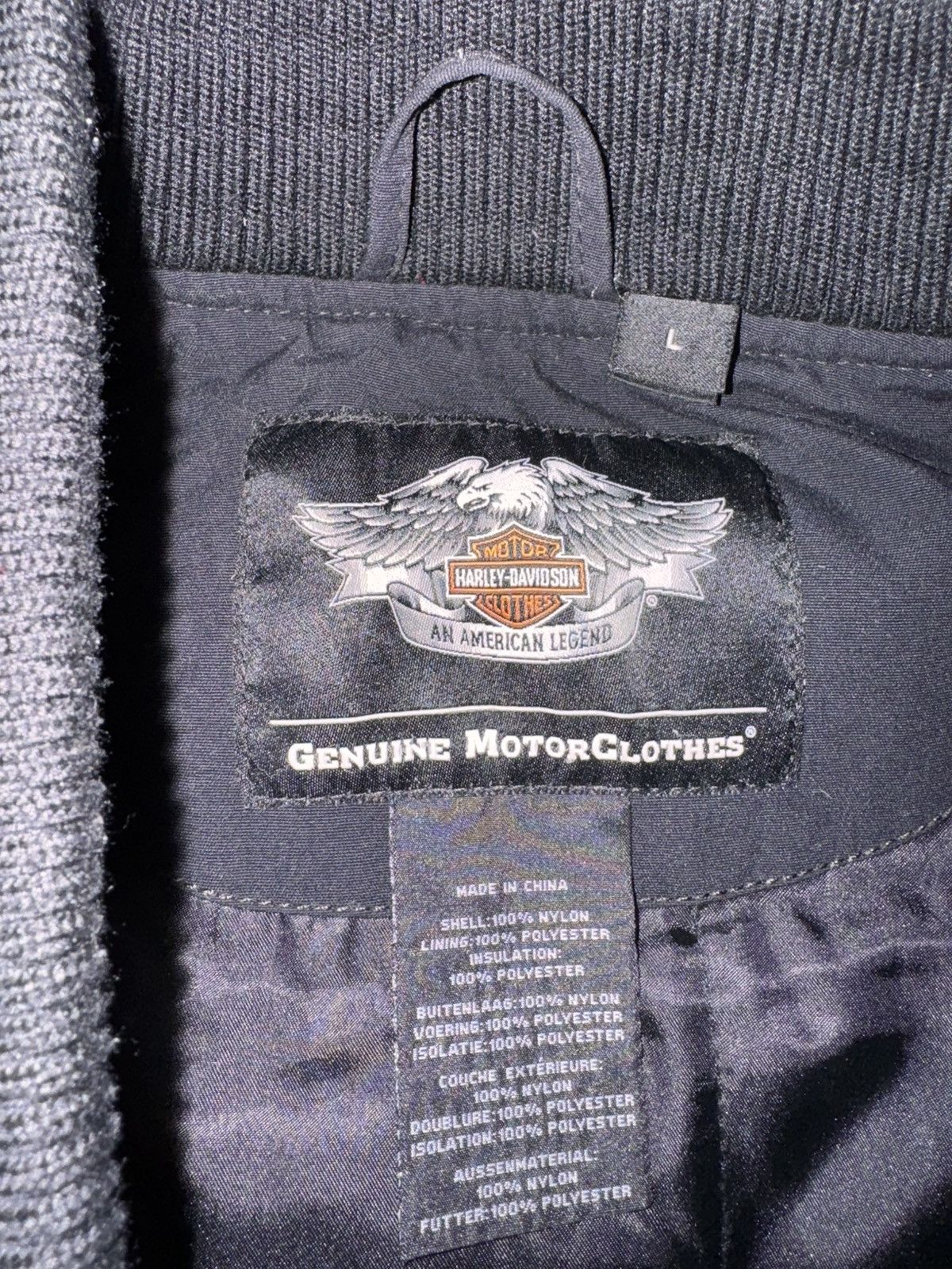 Harley Davidson HOG Harley Davidson Bomber Jacket Hog Signs Size US L / EU 52-54 / 3 - 4 Thumbnail