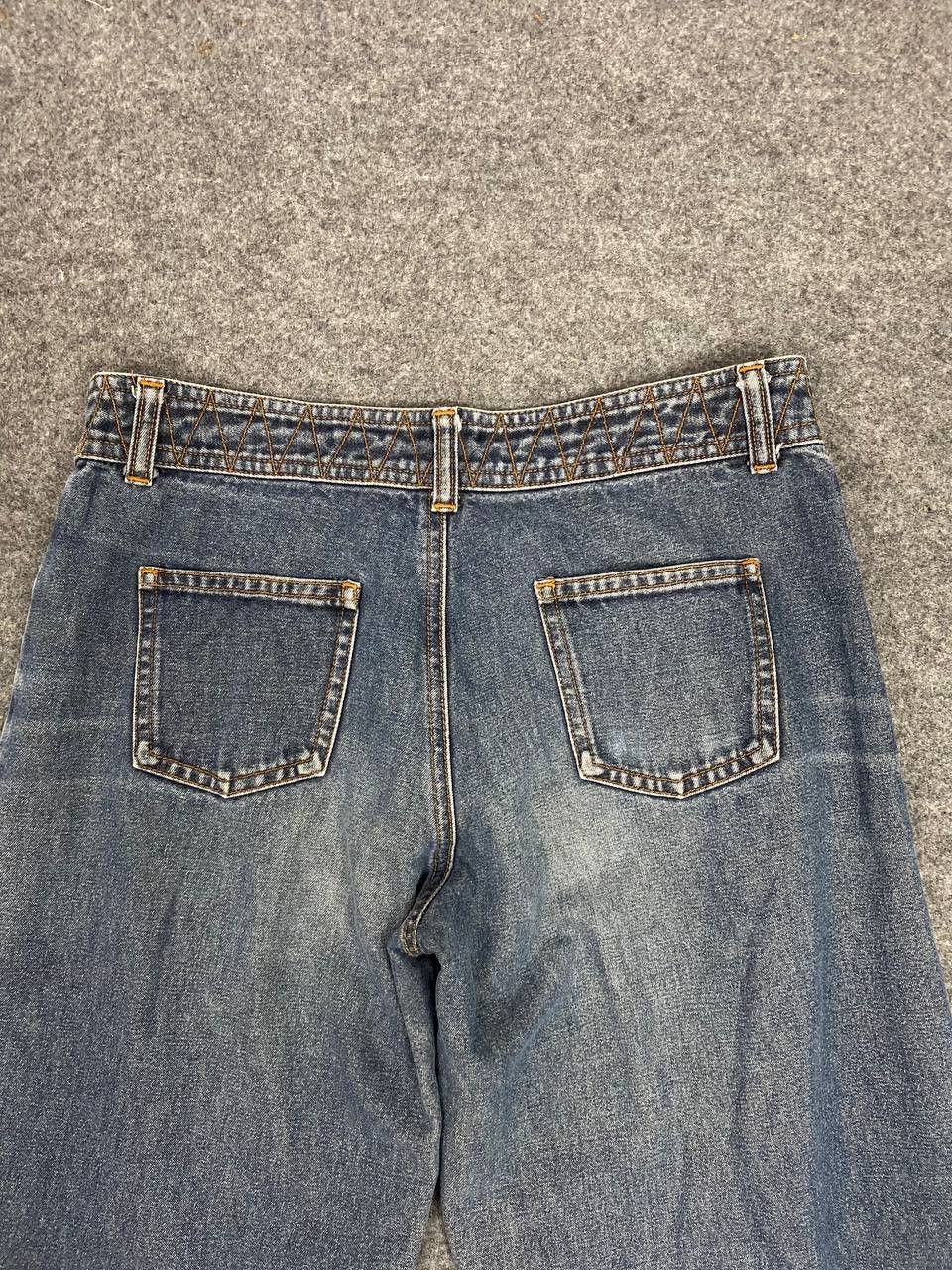 Japanese Brand vintage japanese brand wide leg denim Size US 31 - 3 Thumbnail