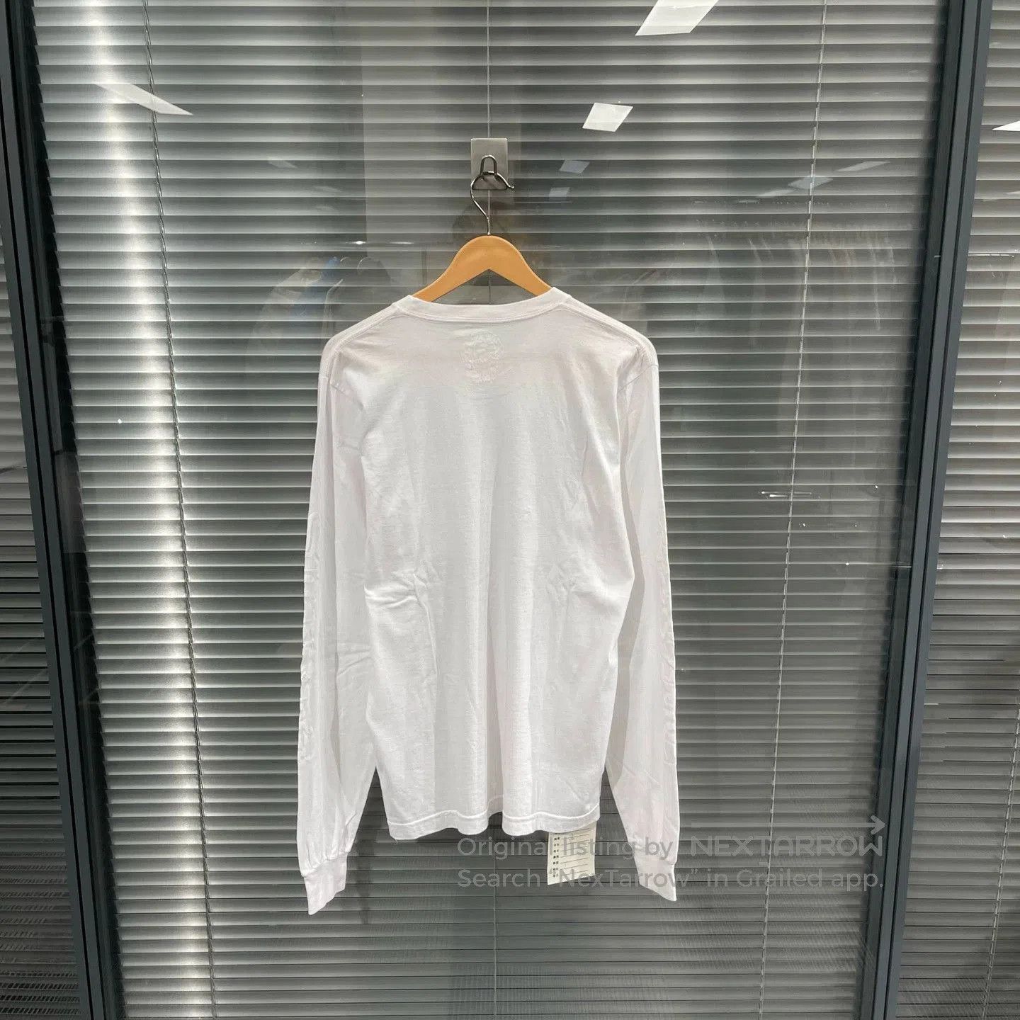 Chrome Hearts White Long Sleeve Shirt with Chest Pocket. Size US M / EU 48-50 / 2 - 2 Thumbnail