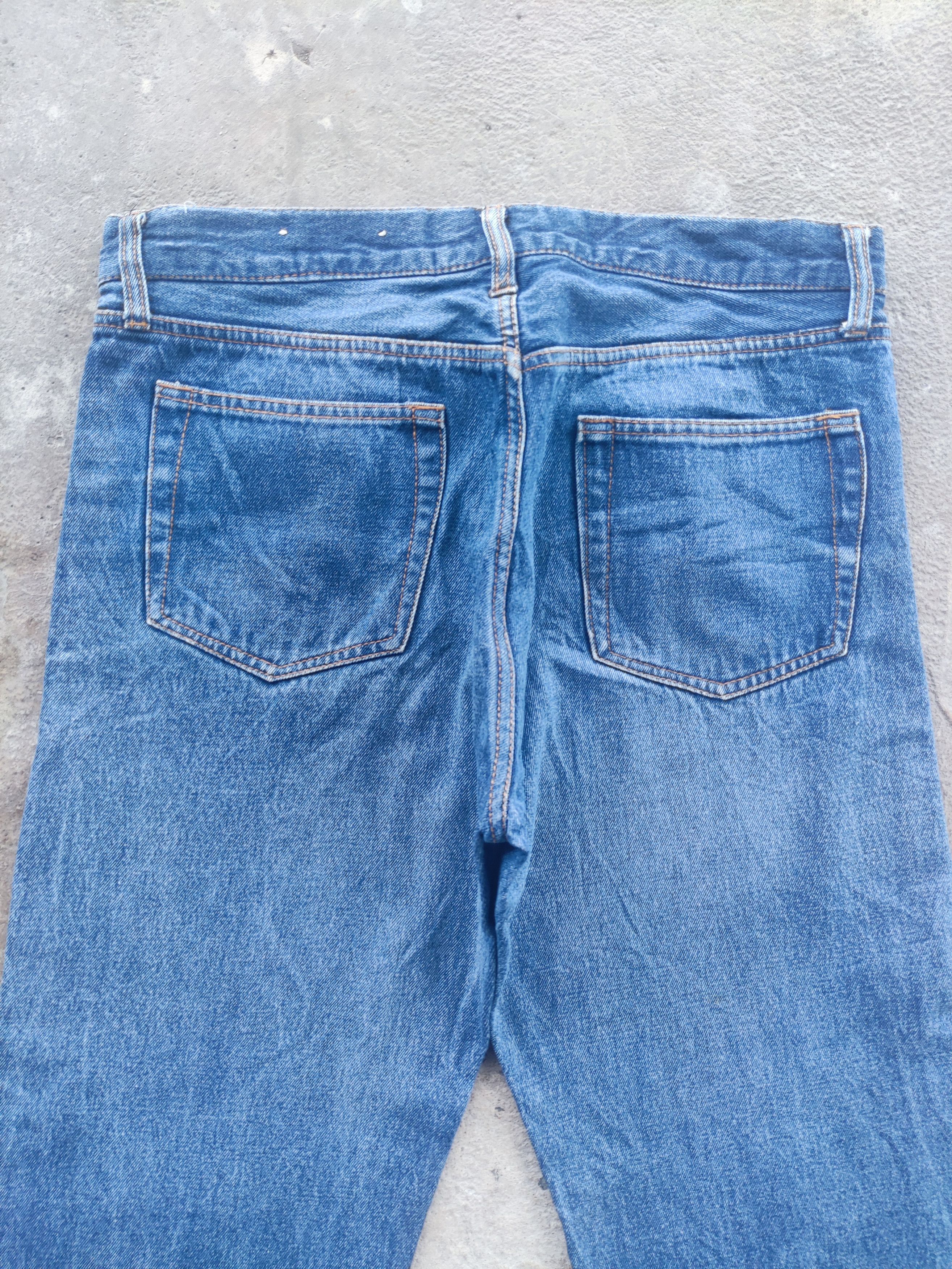 Japanese Brand Vintage Japanese Baggy Denim Distress Faded Pants Size US 34 / EU 50 - 9 Thumbnail