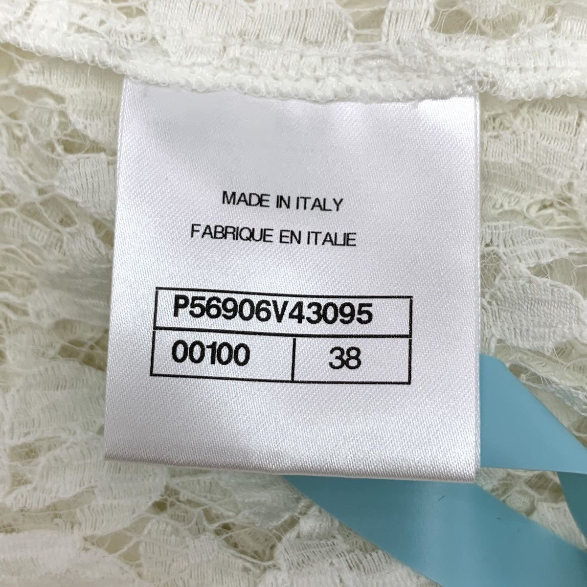 Chanel Chanel White Floral Embroidered Cotton Lace Blouse Size S / US 4 / IT 40 - 6 Thumbnail