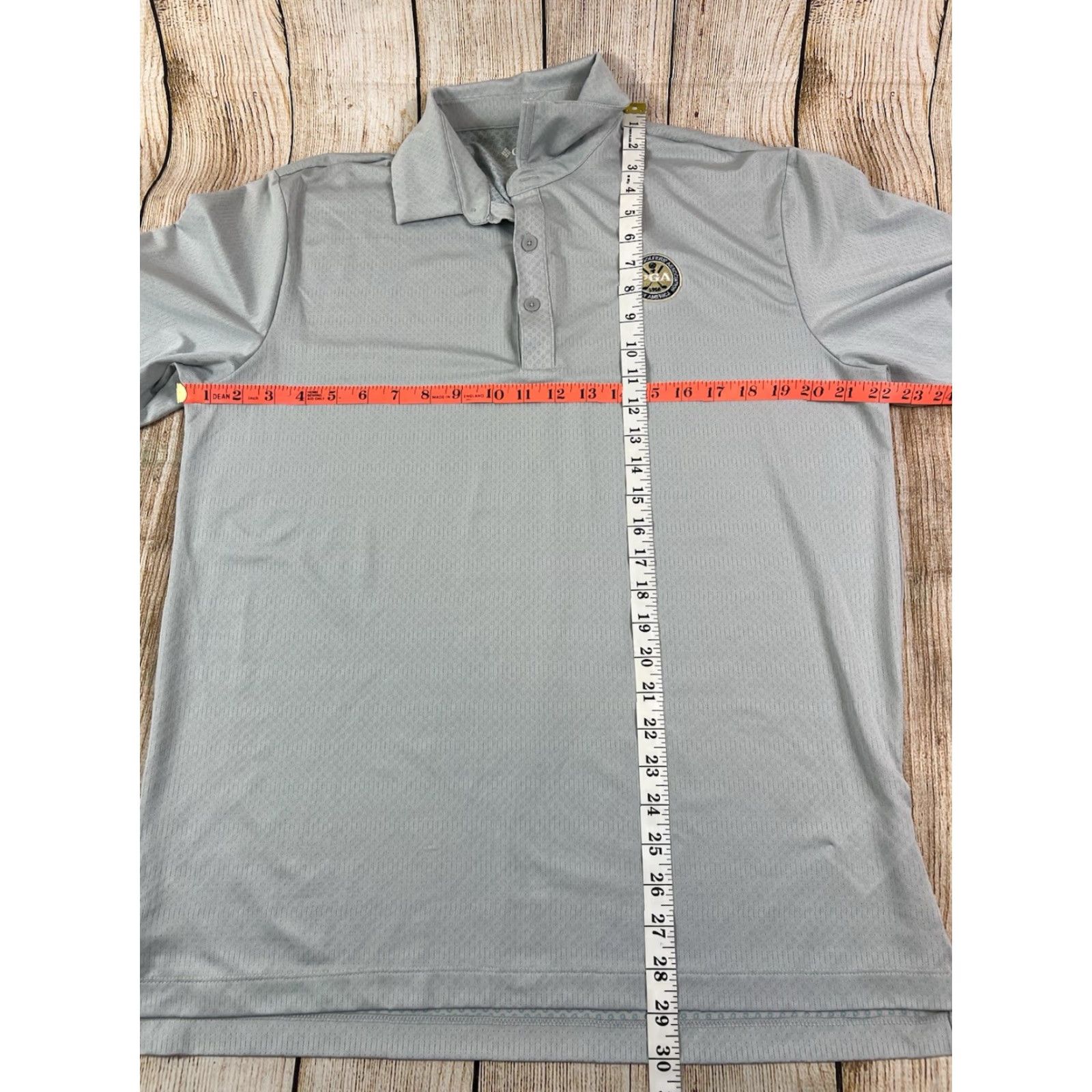 Vintage Columbia Polo Shirt Mens Golf Omni-Freeze PGA Size L Regular Short Sleeve Gray Solid Size US L / EU 52-54 / 3 - 3 Thumbnail