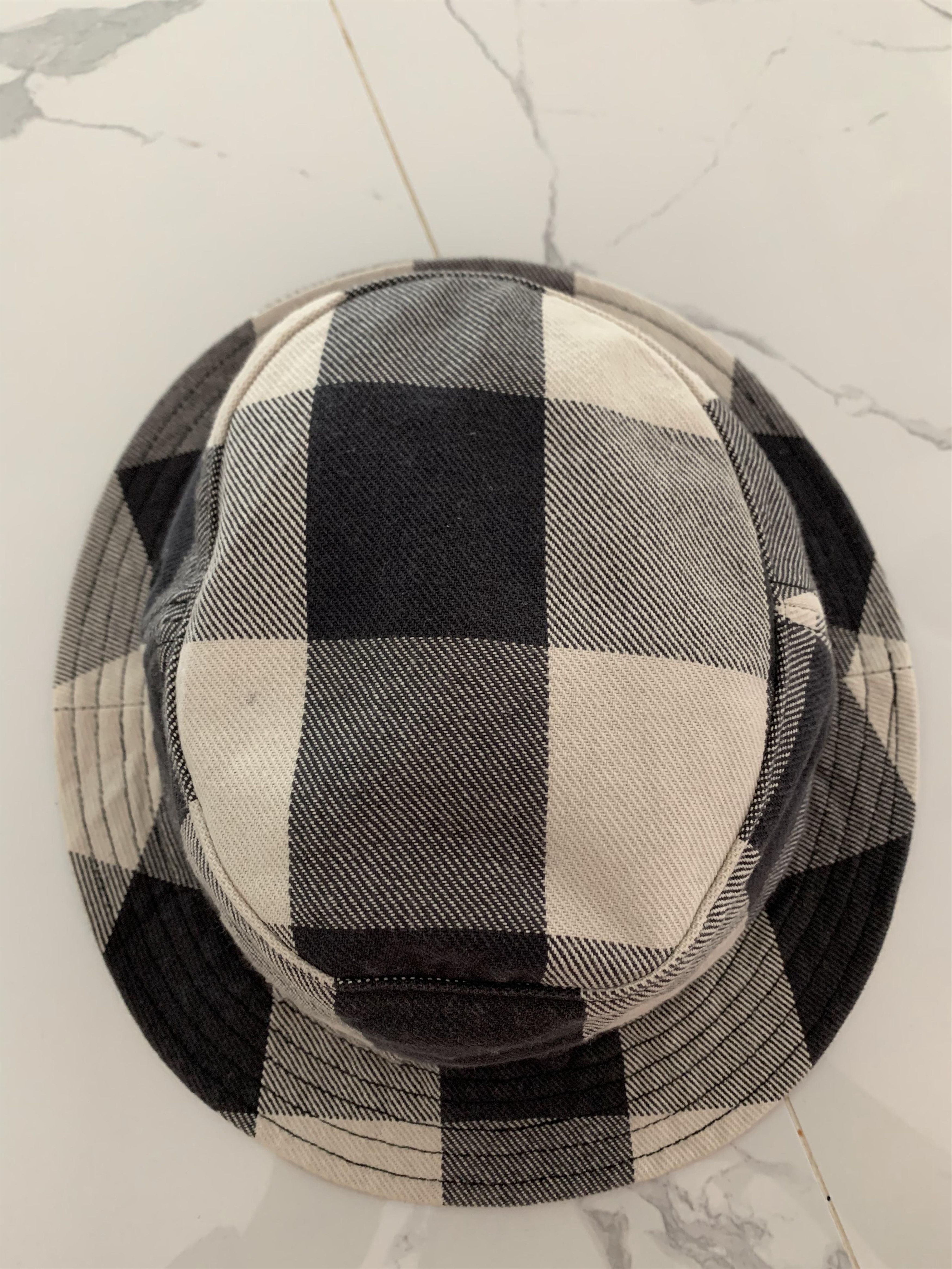Noah Noah Denim Plaid Crusher Bucket Hat Size ONE SIZE - 2 Thumbnail