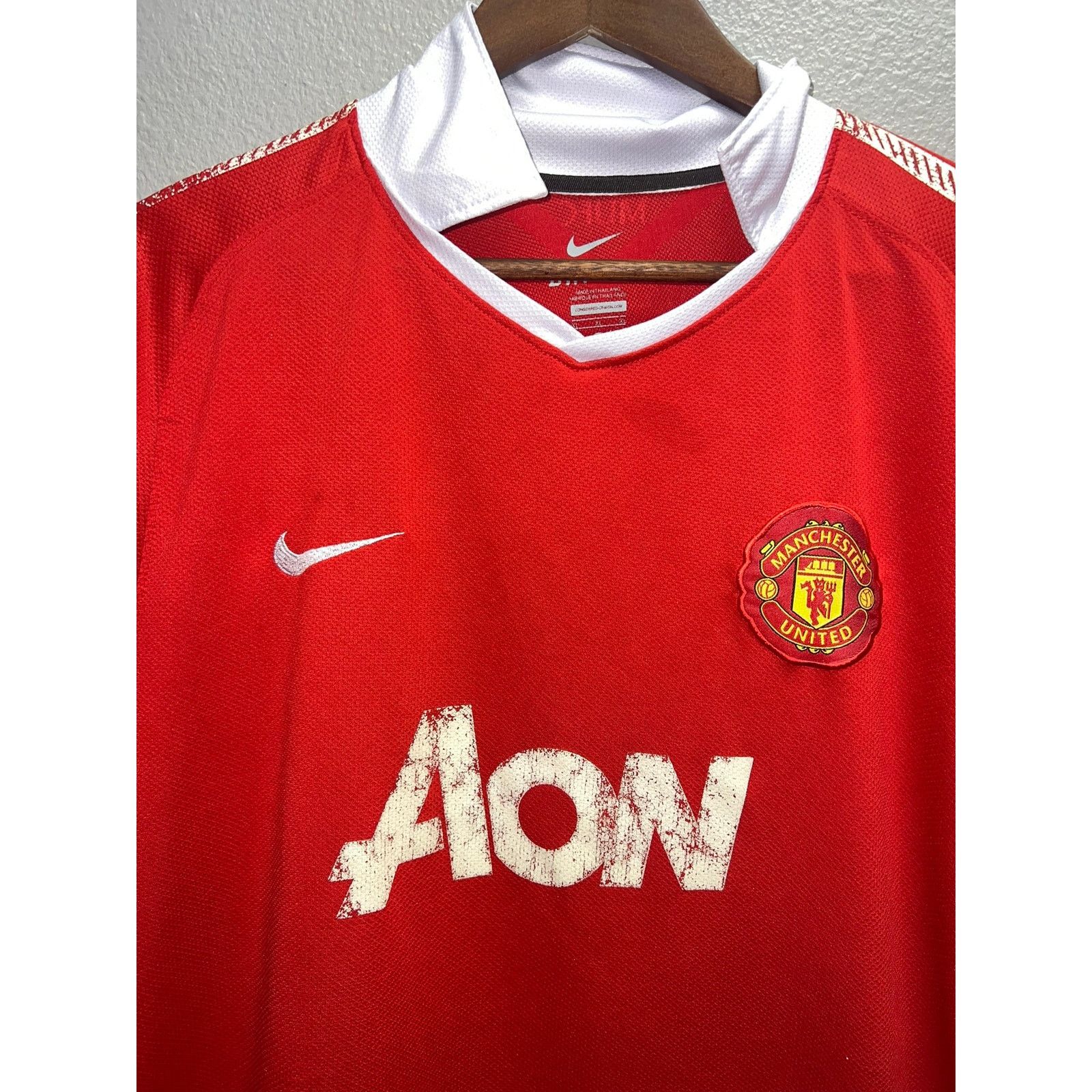 Nike Nike Manchester United Jersey AON Authentic Soccer Futbol L Size US L / EU 52-54 / 3 - 2 Thumbnail