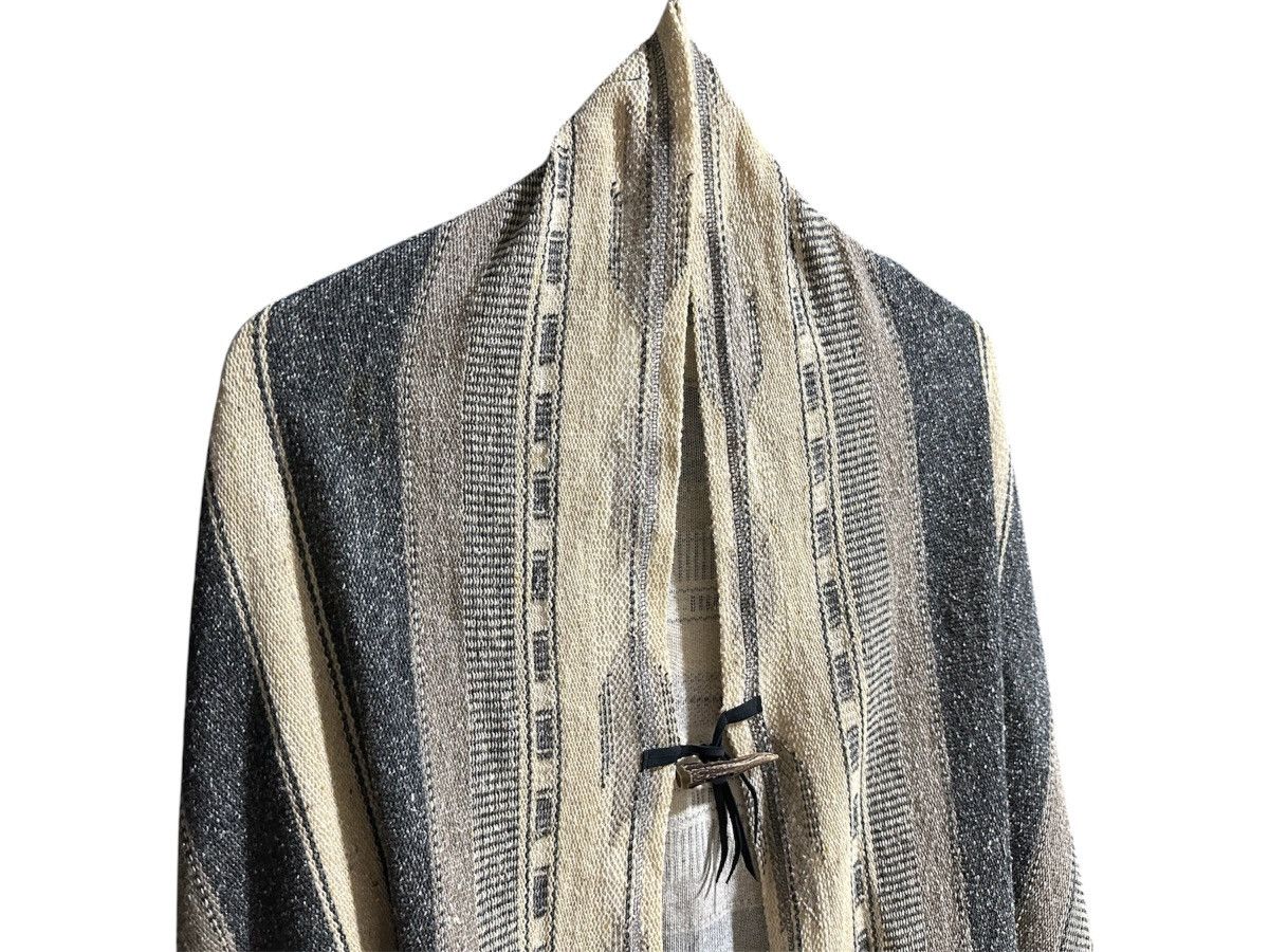 GOA 🔥Y2K Archived Goa Stole Fringed Ethnic Capes Frayed Scarf Size US XL / EU 56 / 4 - 3 Thumbnail
