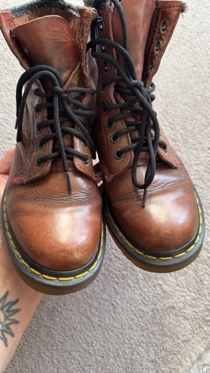 Dr. Martens Dr. Martens Rare vintage leather boots 1460 Punk Grunge Size US 7 / IT 37 - 4 Thumbnail