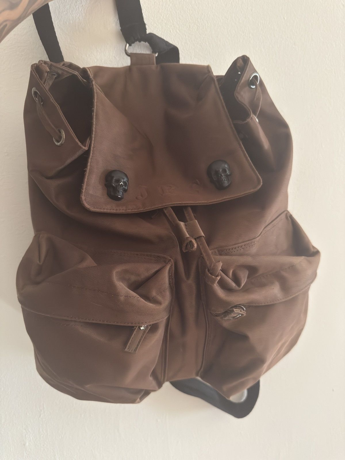 Jean Paul Gaultier Rare 90s Jean Paul Gaultier Skull Rucksack Bagpack Size ONE SIZE - 4 Thumbnail