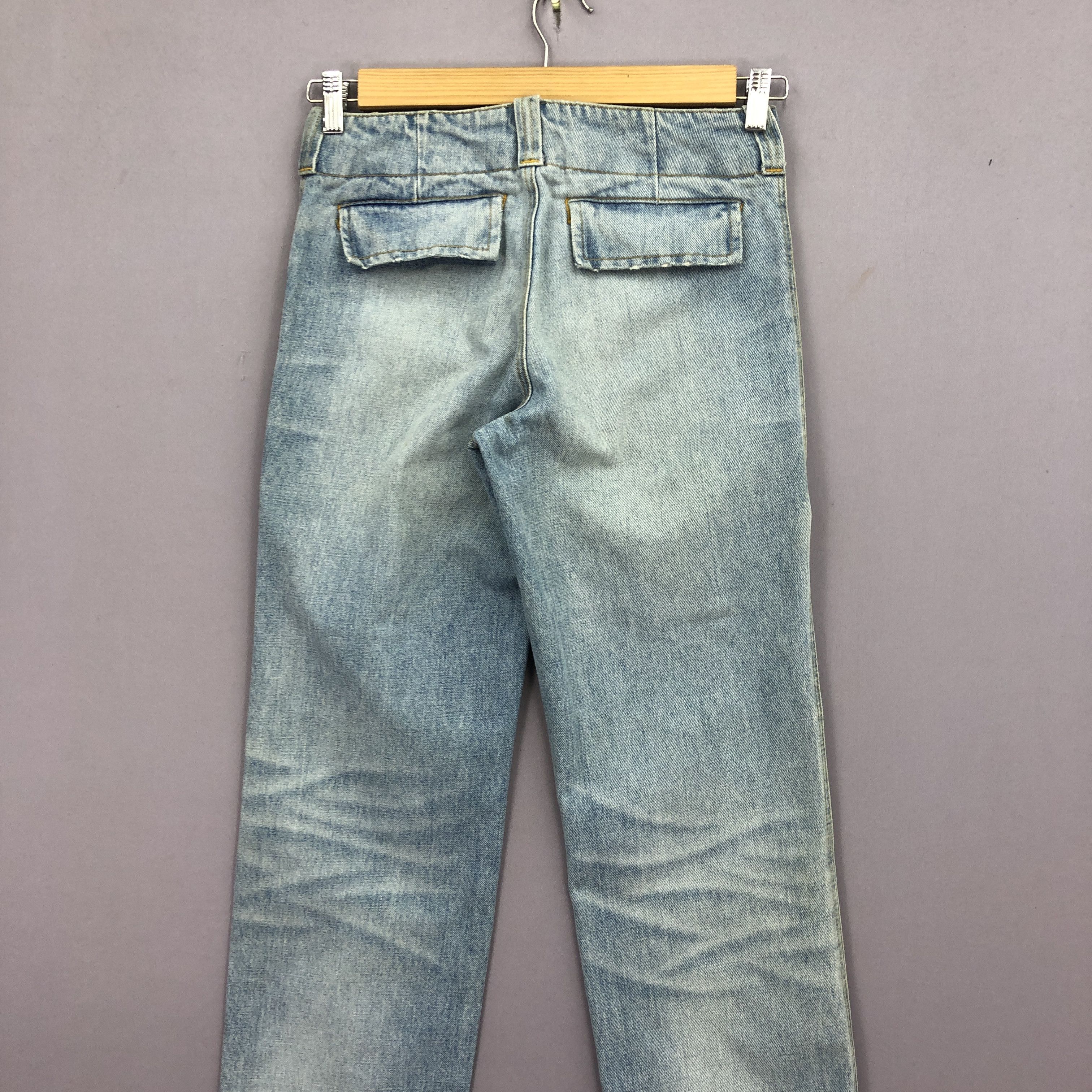 Helmut Lang × Vintage Vintage 90s Helmut Lang Faded Jeans Light Wash Denim Size 26" / US 2 / IT 38 - 4 Thumbnail