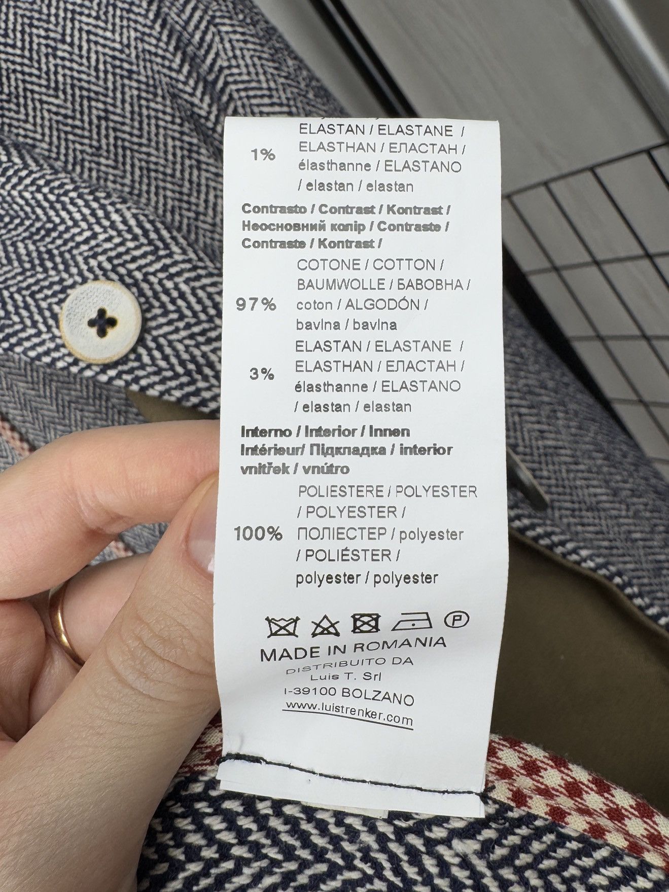 Other Luis Trenker grey-blue herringbone jacket blazer size 44 Size M / US 6-8 / IT 42-44 - 13 Thumbnail
