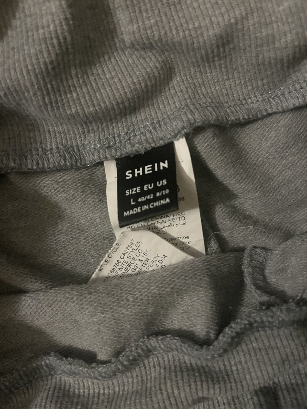 Shein Grey SHEIN low rise sweats Size 36" / US 14 / IT 50 - 3 Thumbnail