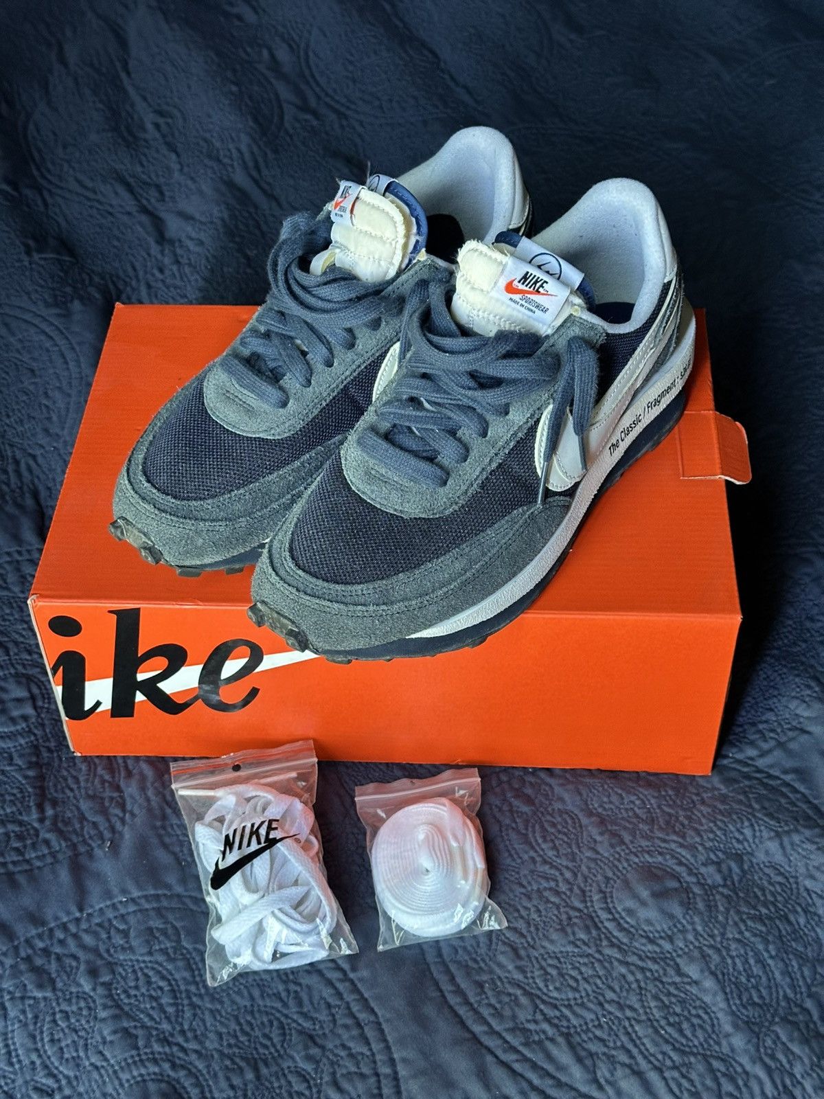 Sacai Nike LD Waffle Sacai Fragment Blue Void Size US 9 / EU 42 - 20 Thumbnail