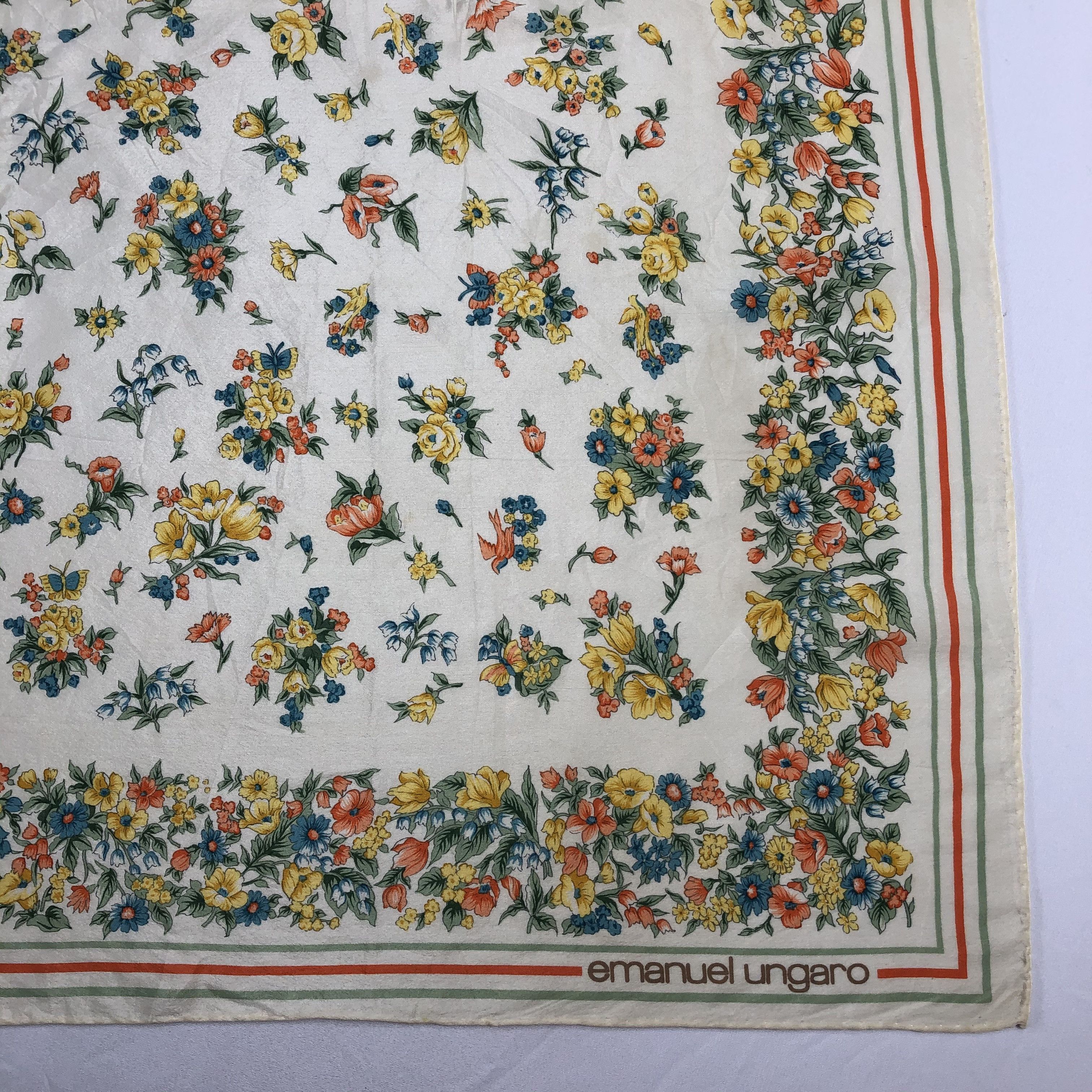 Emanuel Ungaro Vintage Emanuel Ungaro Silk Scarf Size ONE SIZE - 4 Thumbnail