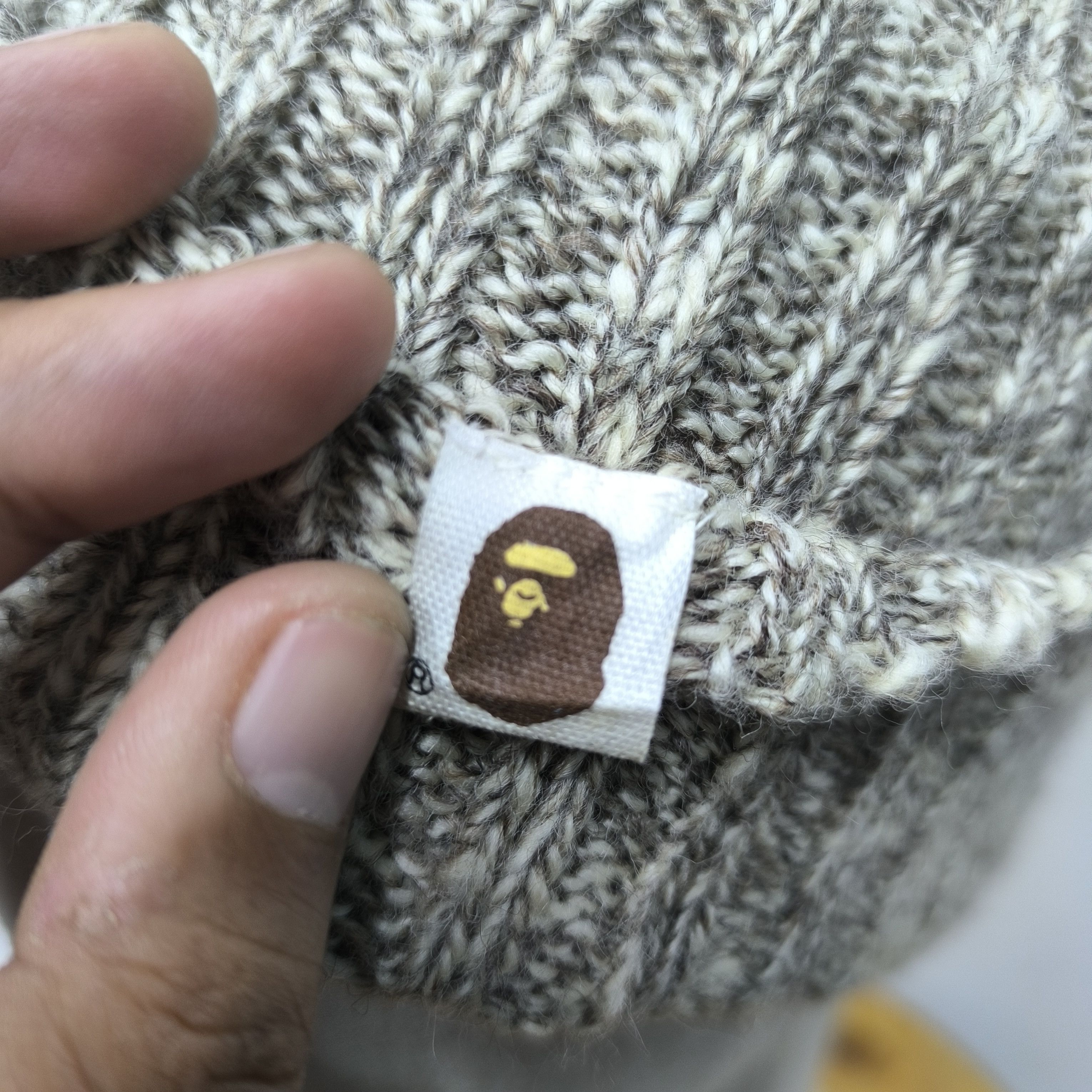Bape 🦍 Vintage OG bape bathing ape nigo era patch wool beanie Size ONE SIZE - 4 Thumbnail