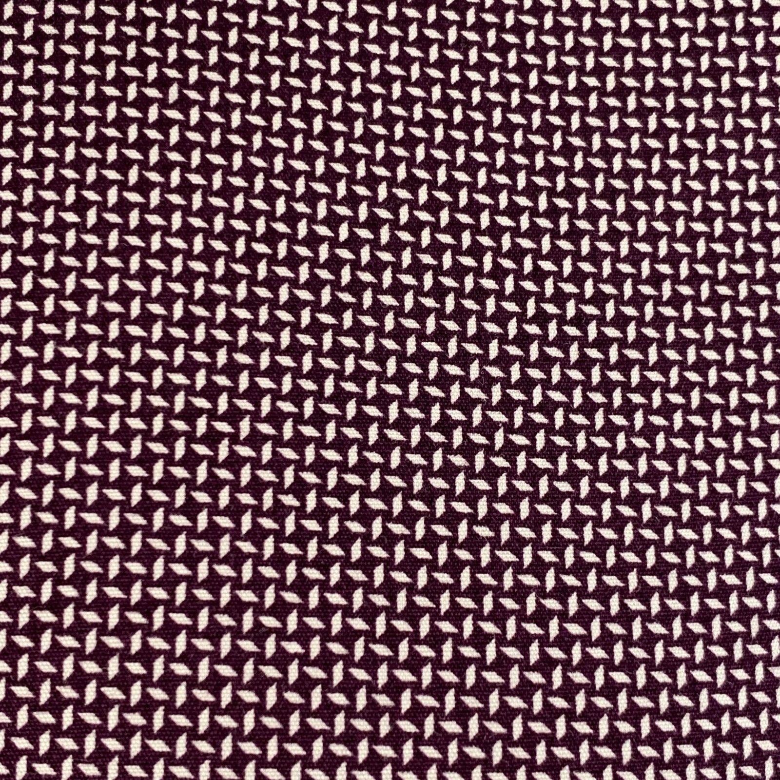 Ted Baker Femme Purple White Geometric Cotton Spread Collar Shirt Size US XS / EU 42 / 0 - 2 Thumbnail