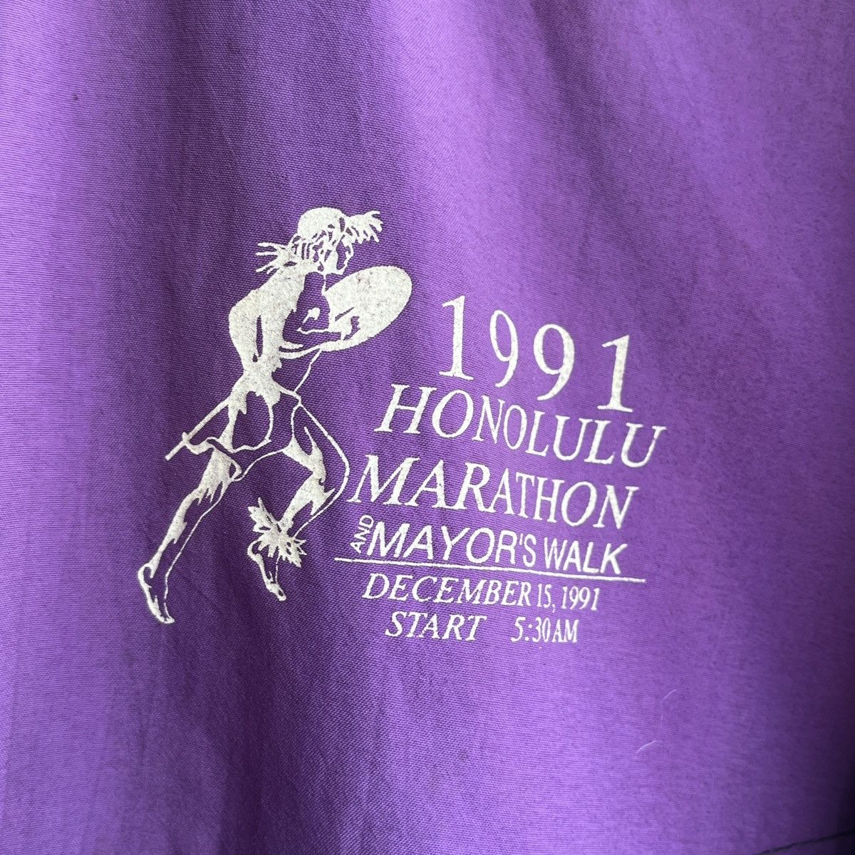 Vintage VINTAGE 1991 HONOLULU MARATHON MAYORS WALK LIGHT JACKET Size US L / EU 52-54 / 3 - 10 Thumbnail