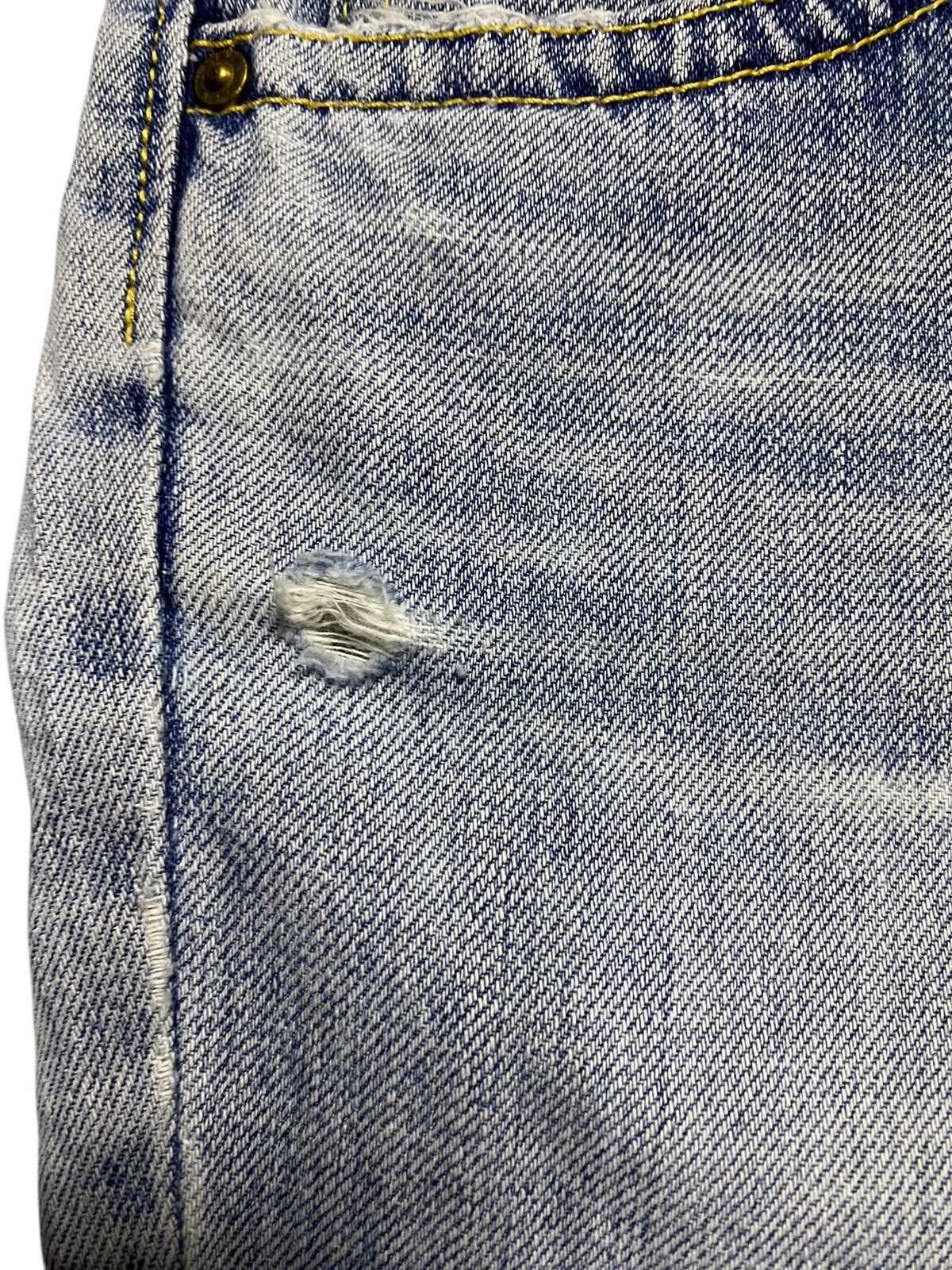 Japanese Brand Vtg Japanese Brand C Seventeen Light Distressed Flare Jeans Size US 30 / EU 46 - 11 Thumbnail