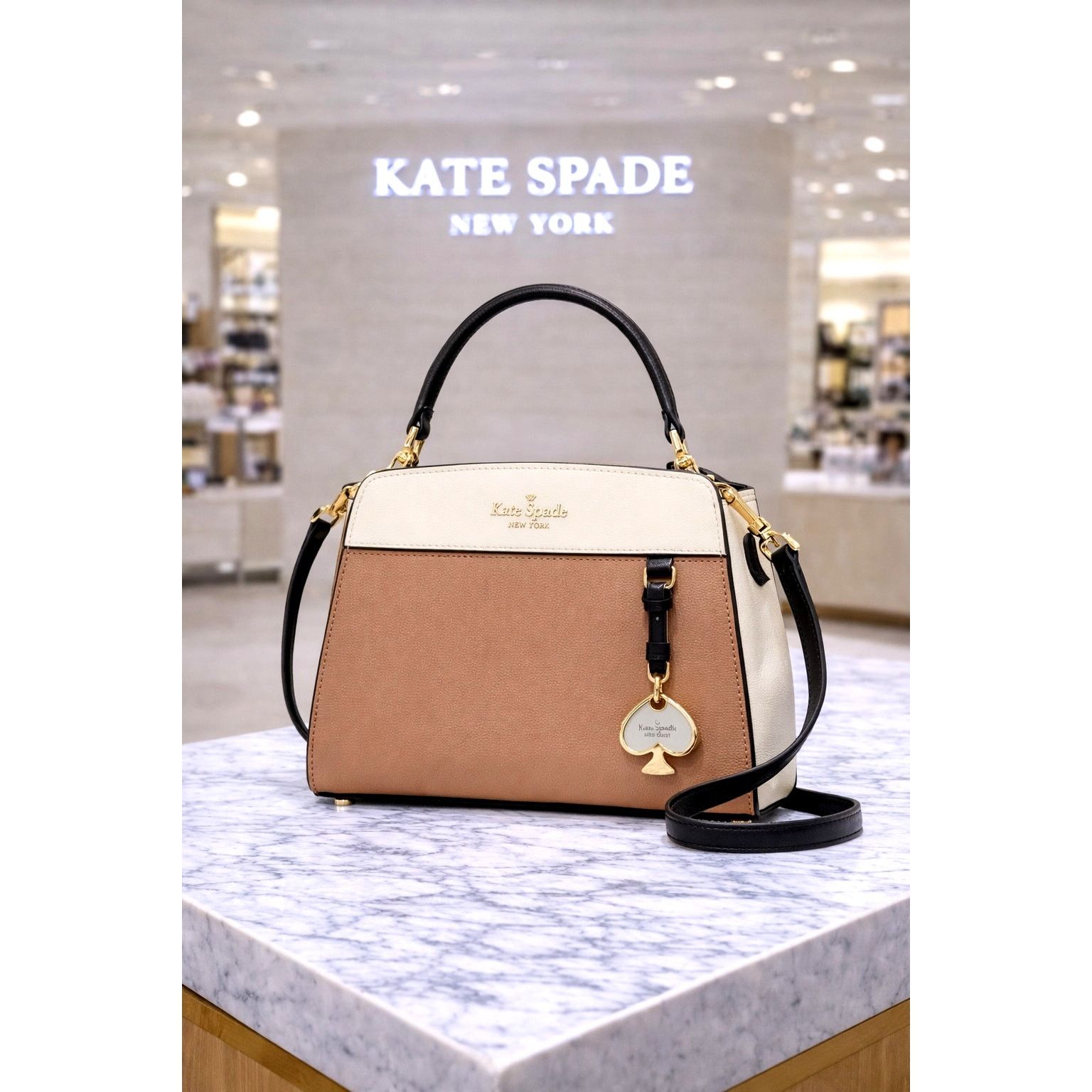 Kate Spade Kate Spade Madison Small Top Handle Satchel Toasted Hazelnut Size ONE SIZE - 1 Thumbnail