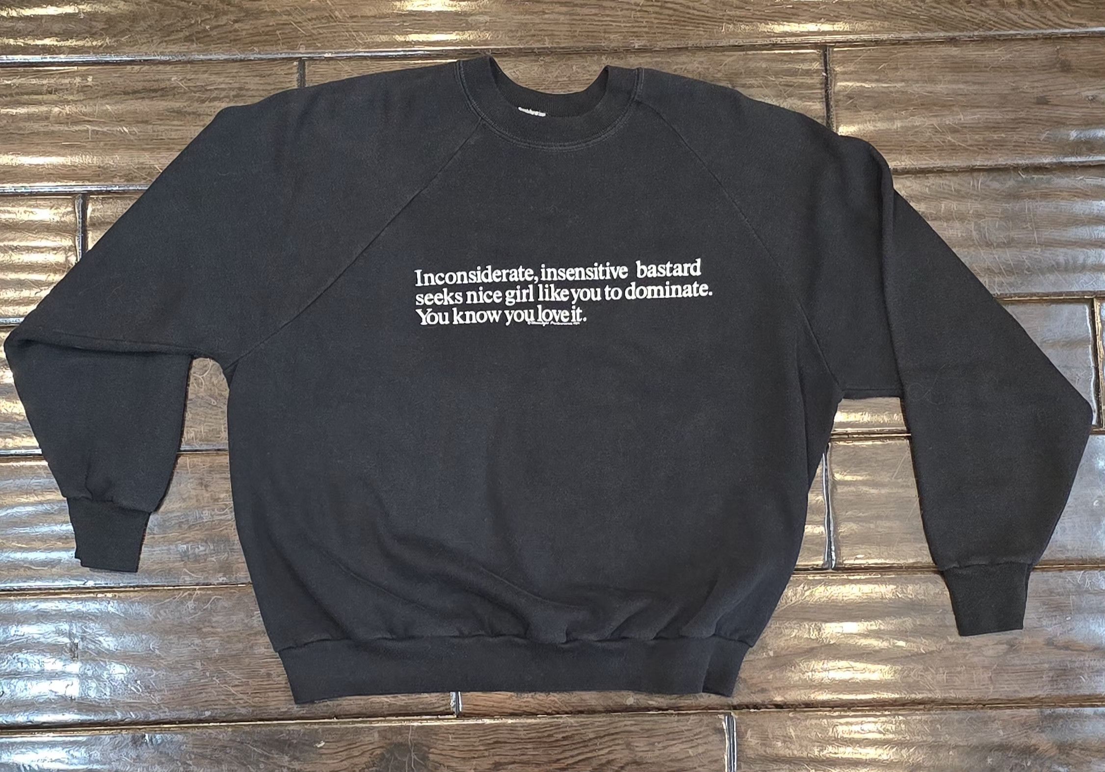 Other 1984 Inconsiderate, insensitive bastard... Sweatshirt Size US XL / EU 56 / 4 - 1 Thumbnail