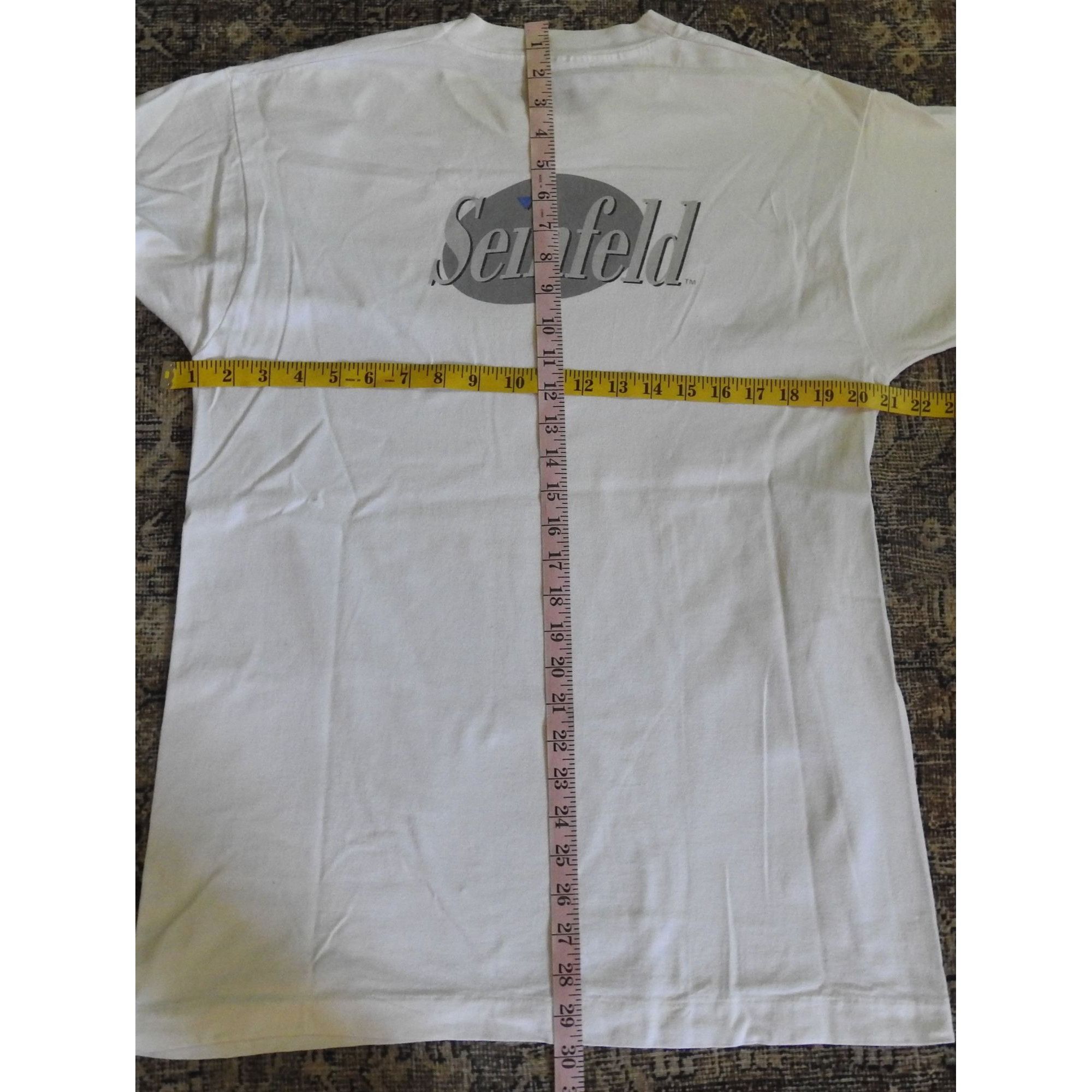 Fruit Of The Loom Vintage 1992 Seinfeld Kramer These Pretzels Are Making Me Th Size US L / EU 52-54 / 3 - 6 Thumbnail
