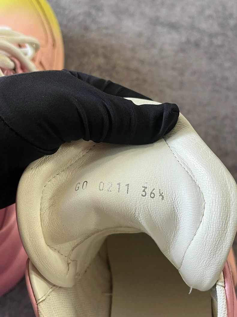 Louis Vuitton Louis Vuitton size 36.5 Pink gradient logo dad shoes Size US 5 / EU 37 - 8 Thumbnail