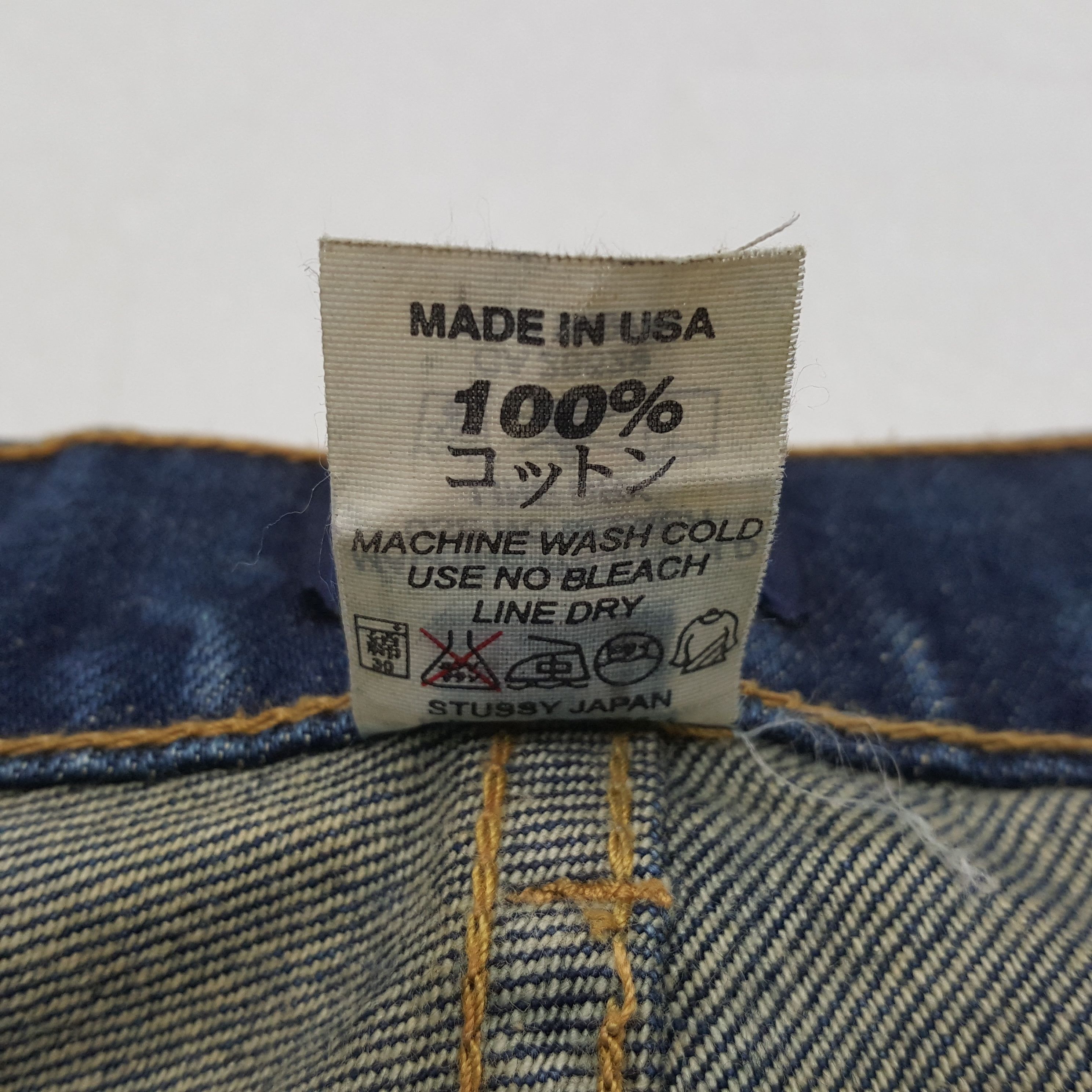 Stussy Stussy Streetwear Skateboard Custom Art Jeans RR18 Size US 29 - 15 Thumbnail