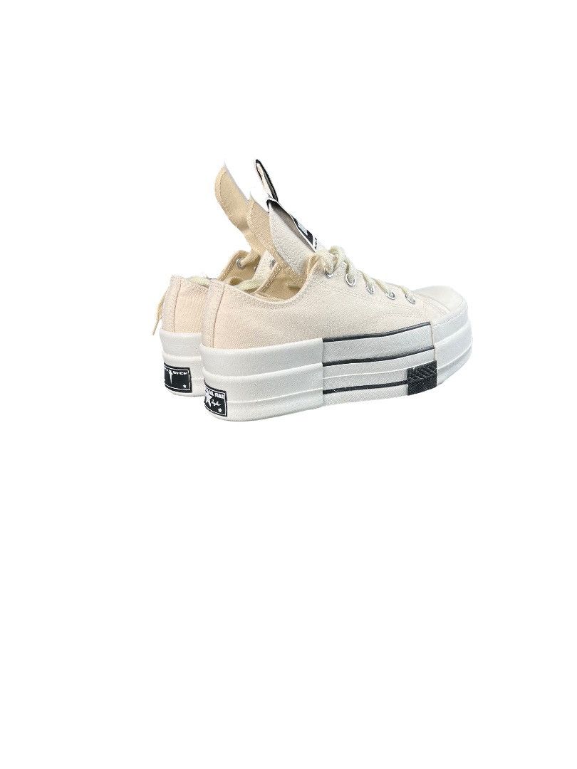 Rick Owens Rick Owens DRKSHDW DBL DRKSTAR Low Off White – Size 6.5 New Size US 6.5 / EU 39-40 - 6 Thumbnail