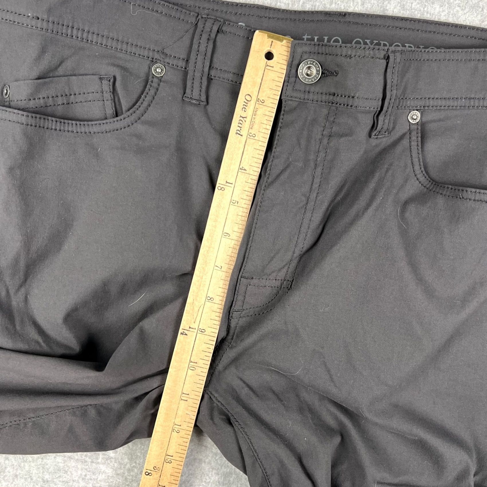 Prana prAna Pants Mens 36 Gray Brion Slim Hiking Stretch 36x32 Grey Trail Outdoors Fishing Size US 36 / EU 52 - 6 Thumbnail