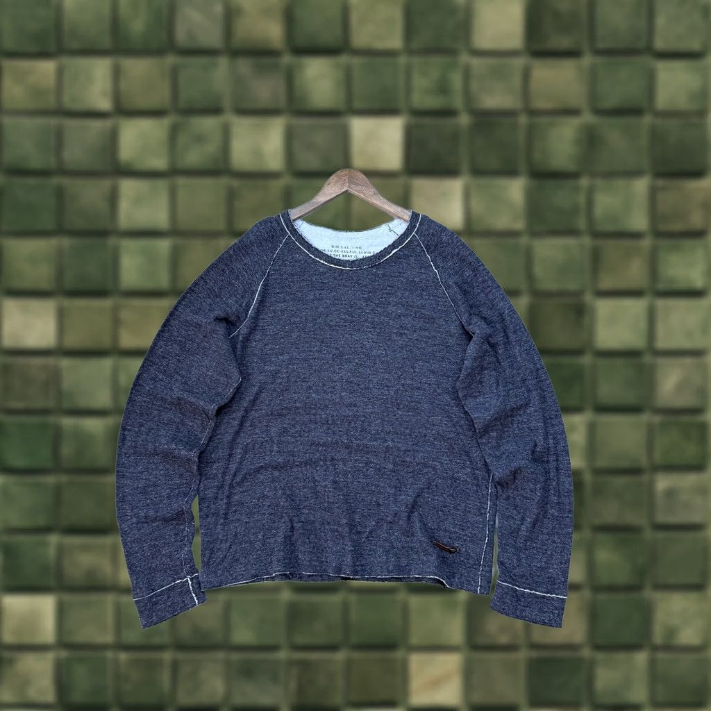 Diesel VINTAGE Diesel Sweatshirt Avant Gard Y2K Men’s Pullover Gray XXL Pullover Sweatshirt Mens 90s Diesel Avant Gard Style Size US XXL / EU 58 / 5 - 1 Thumbnail