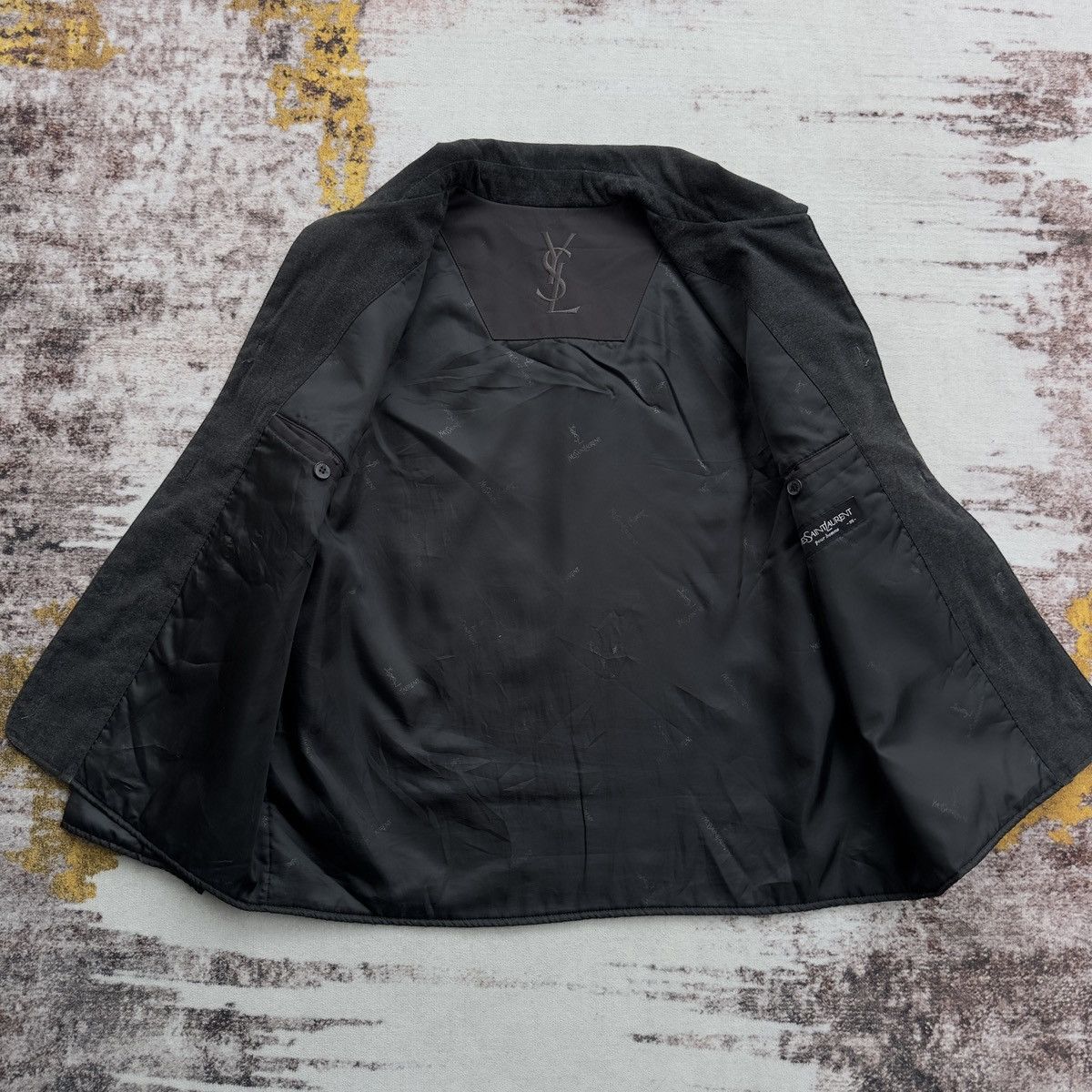 Yves Saint Laurent YVES SAINT LAURENT POUR HOMME BLACK JACKET VINTAGE 90S Size US S / EU 44-46 / 1 - 7 Thumbnail