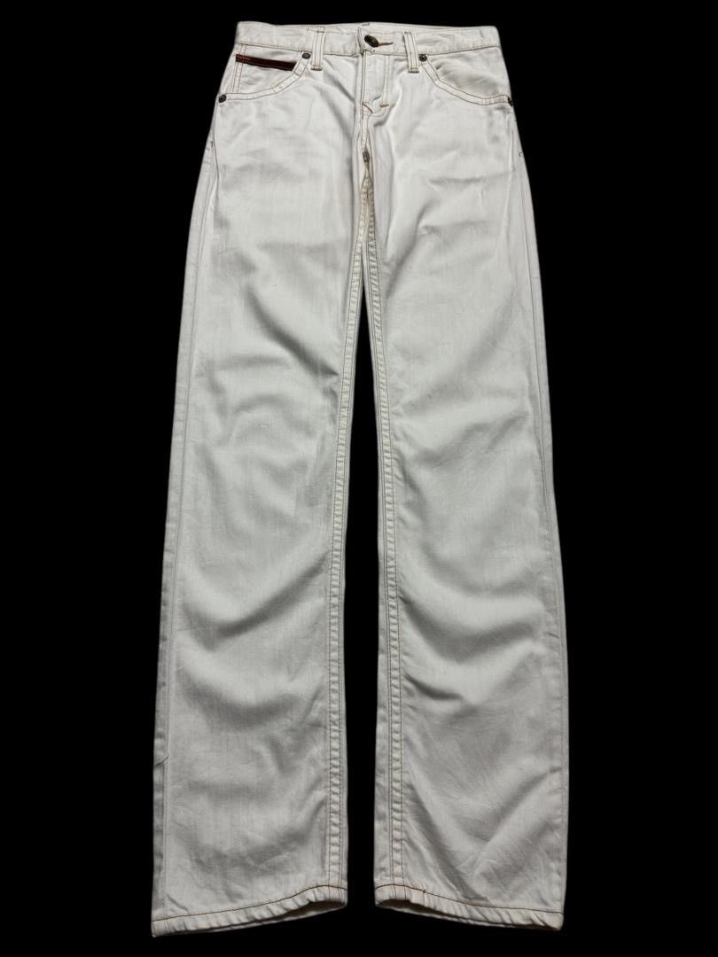 Edwin RARE Edwin White Jeans Navajo Style Pocket Made in Japan Size US 28 / EU 44 - 2 Thumbnail