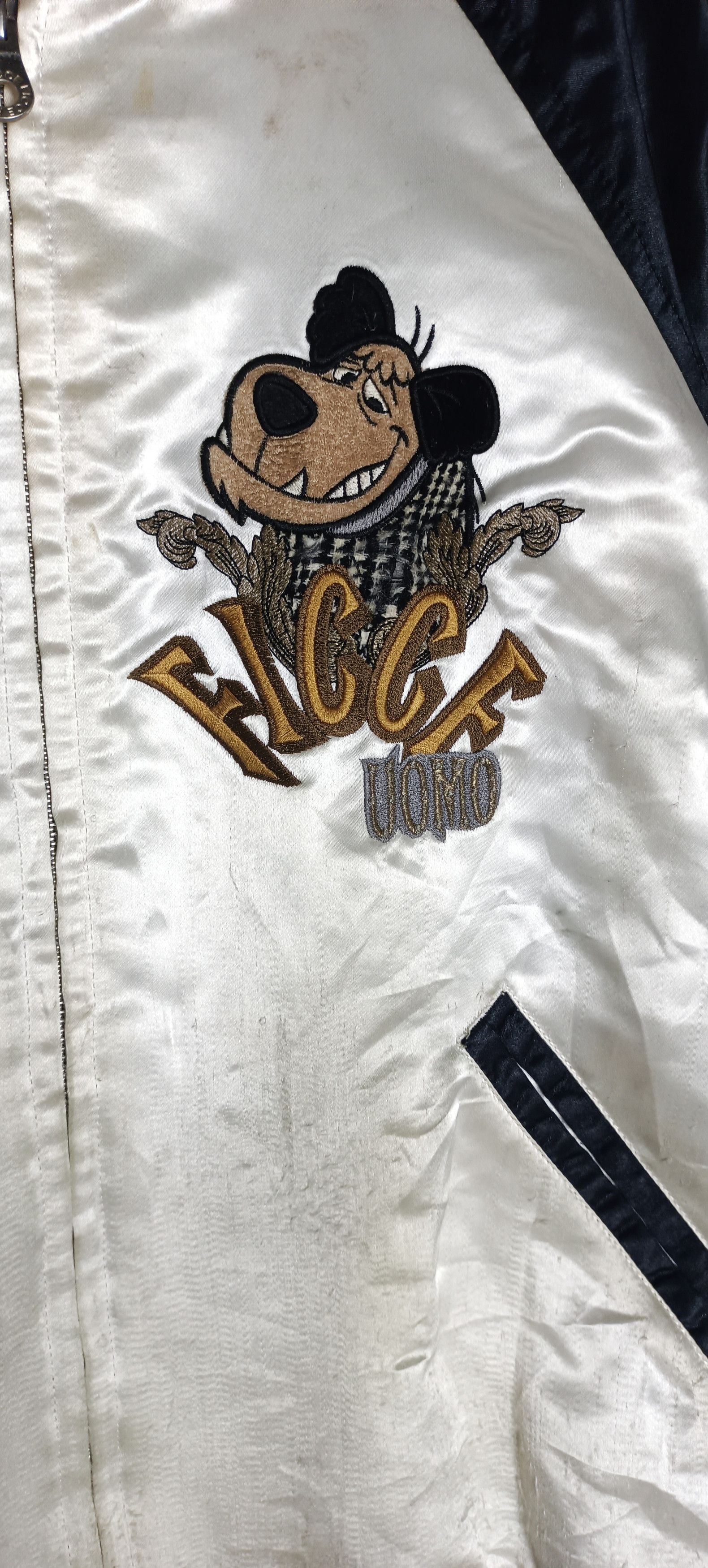 Cartoon Network × Japanese Brand Wacky Raced by Ficce Uomo Big Logo Embroidery Sukajan Rare Size US L / EU 52-54 / 3 - 6 Thumbnail